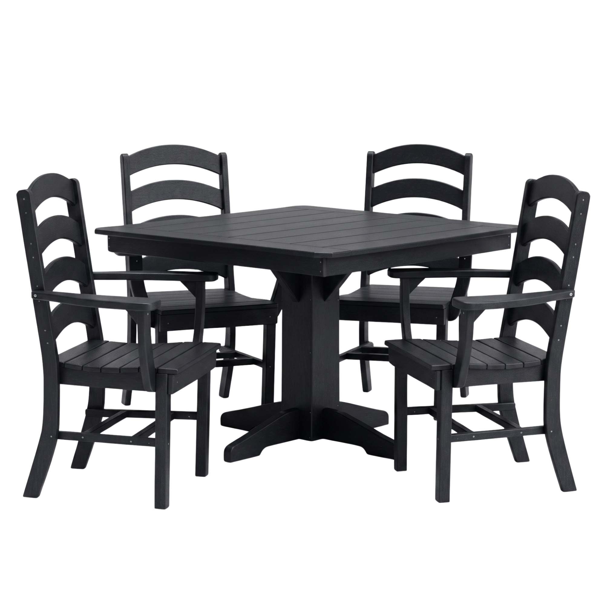 Keystone Amish Co. Josie 5-Piece Square Poly Outdoor Dining Set