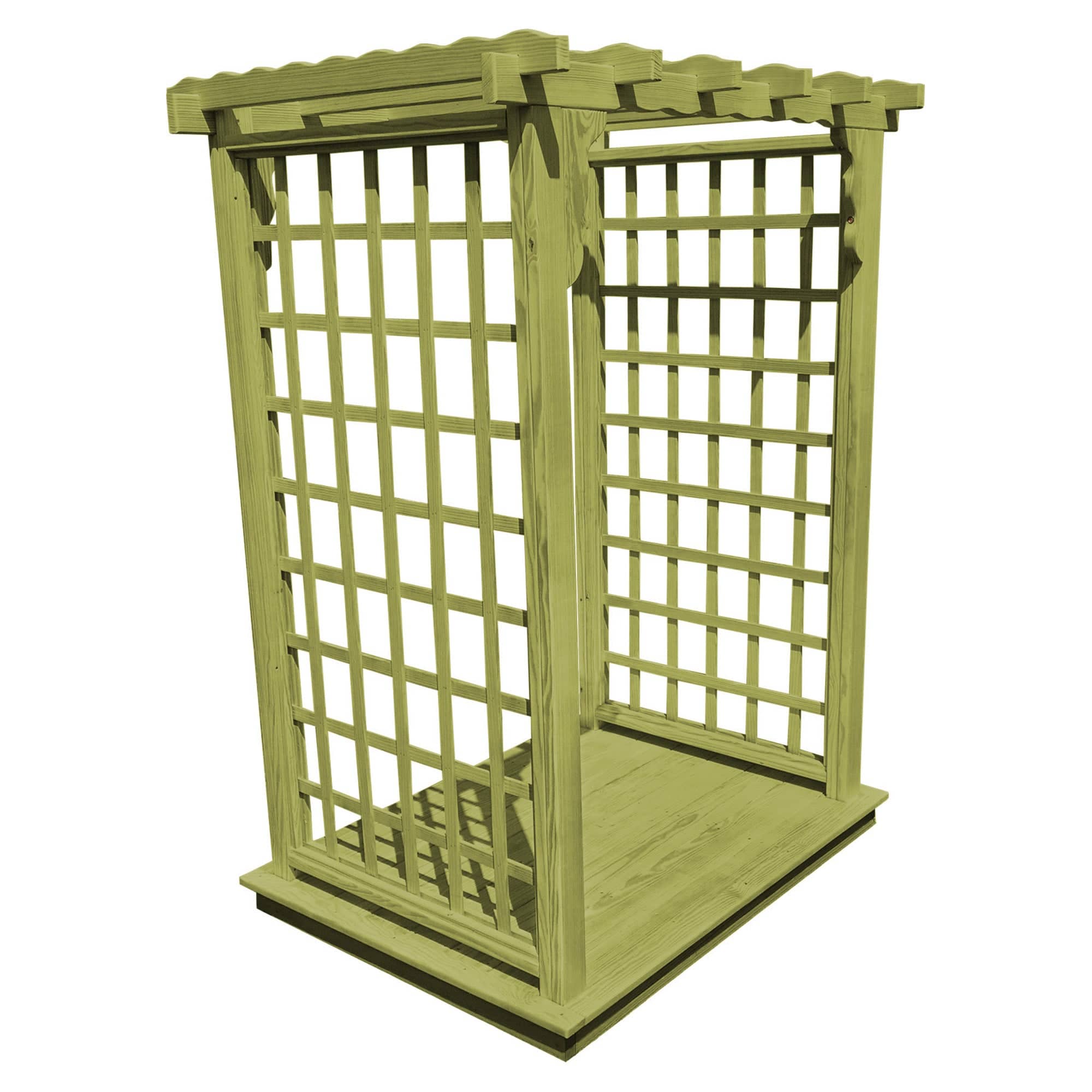 Heritage Lawncraft Bainbridge Pressure Treated Wooden Garden Arbor