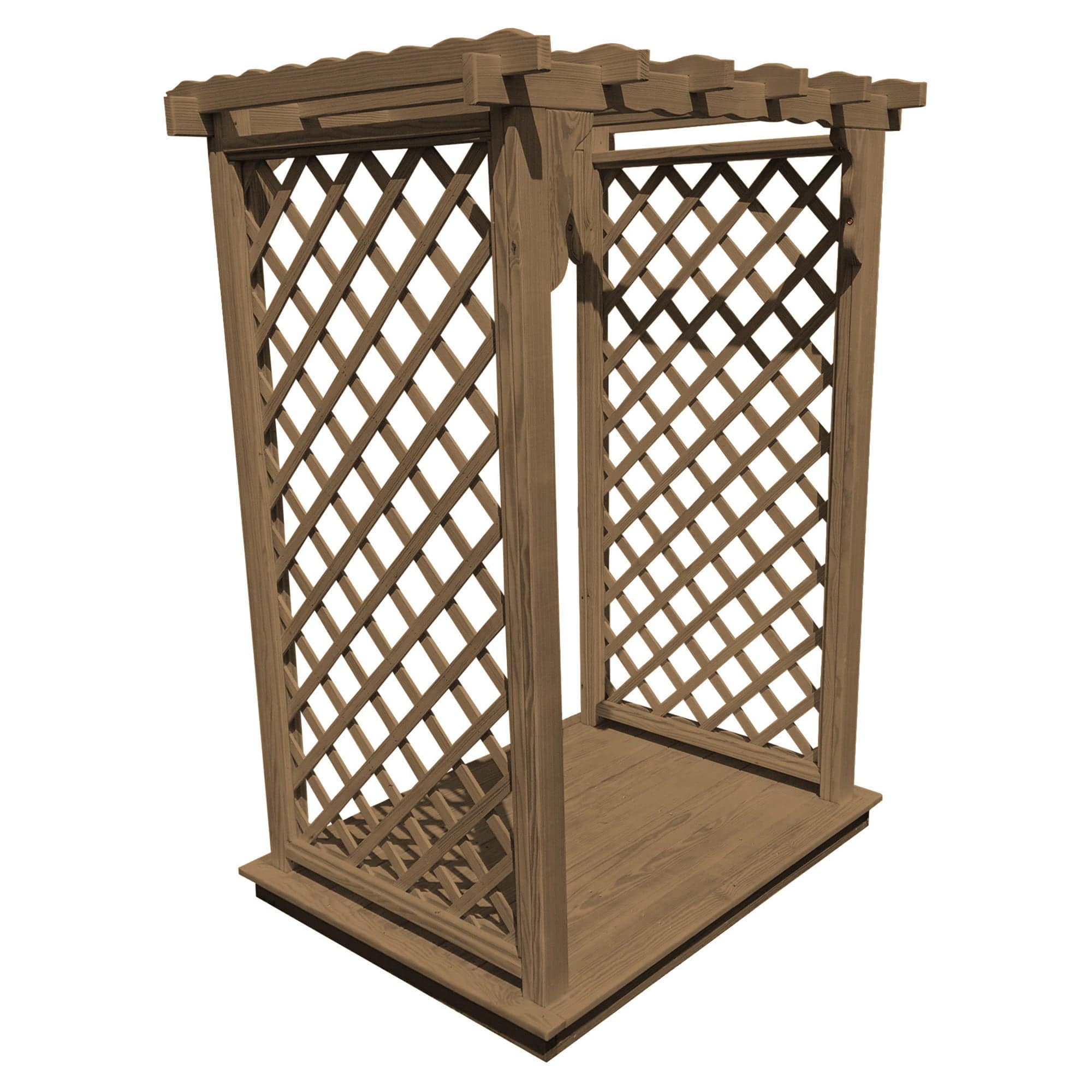 Heritage Lawncraft Manchester Pressure Treated Wooden Garden Arbor