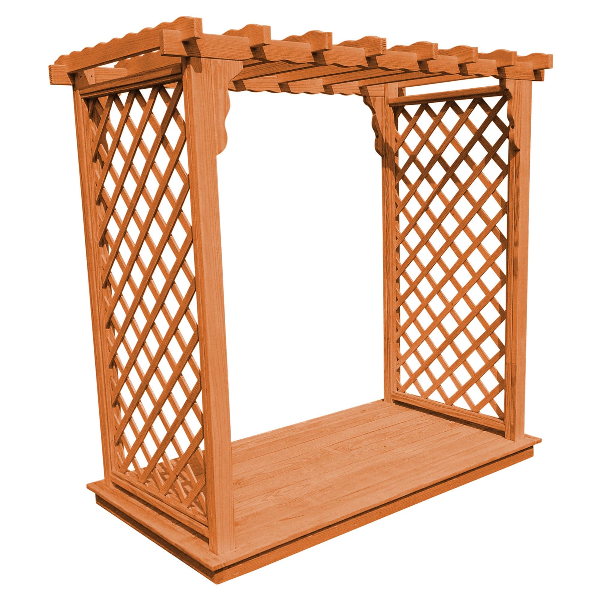 Heritage Lawncraft Manchester Pressure Treated Wooden Garden Arbor