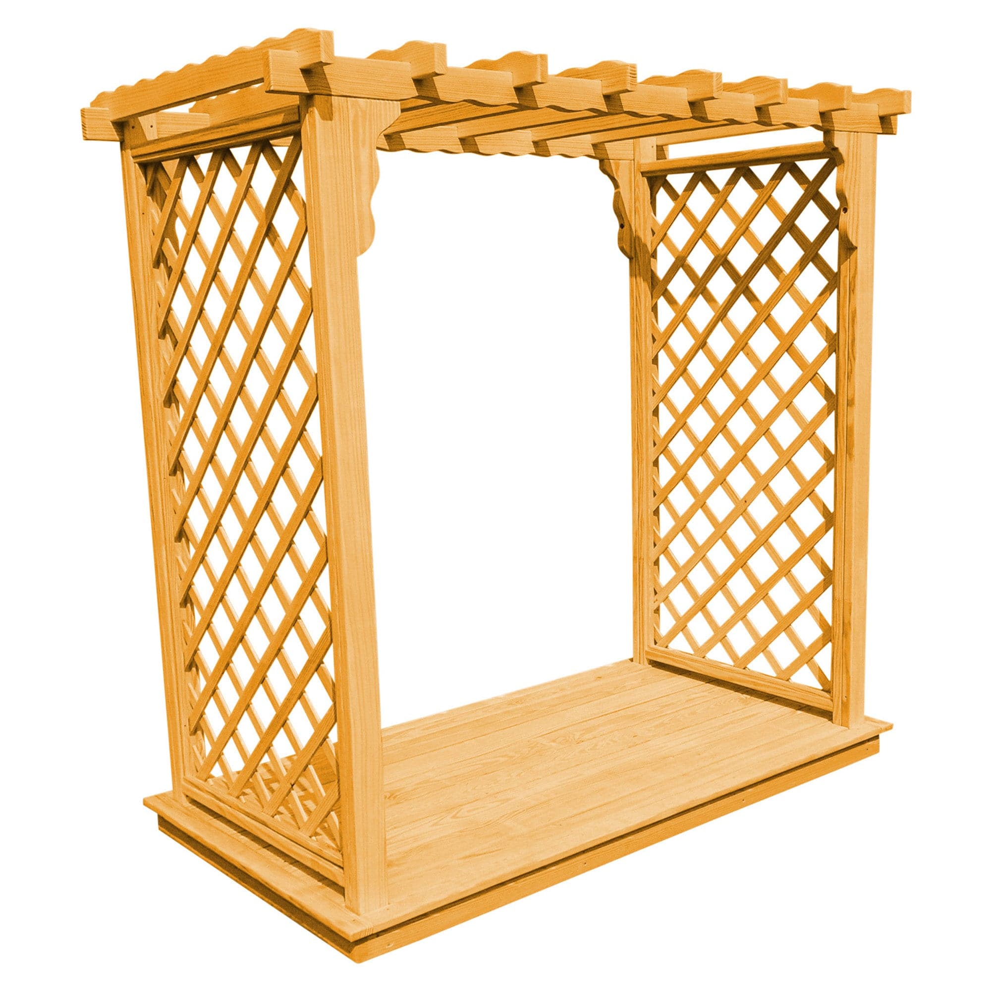 Heritage Lawncraft Manchester Pressure Treated Wooden Garden Arbor