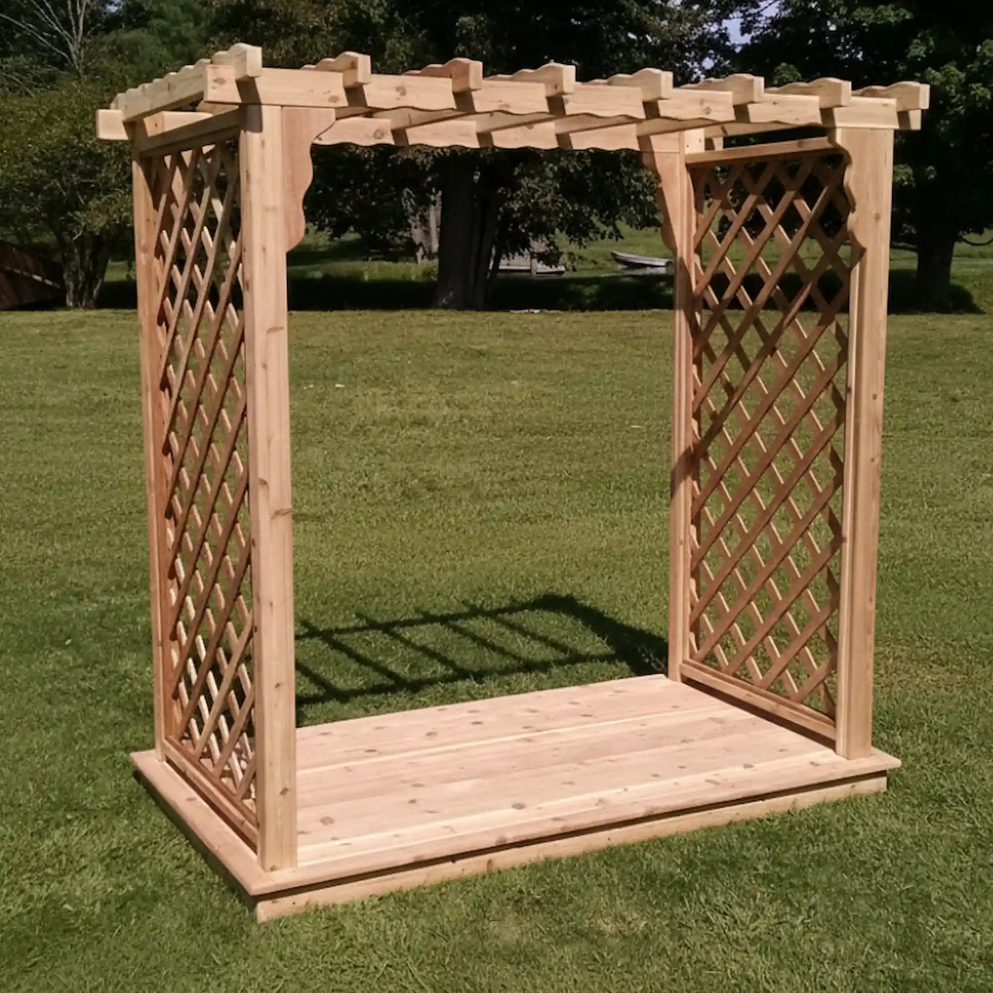 Heritage Lawncraft Manchester Cedar Garden Arbor
