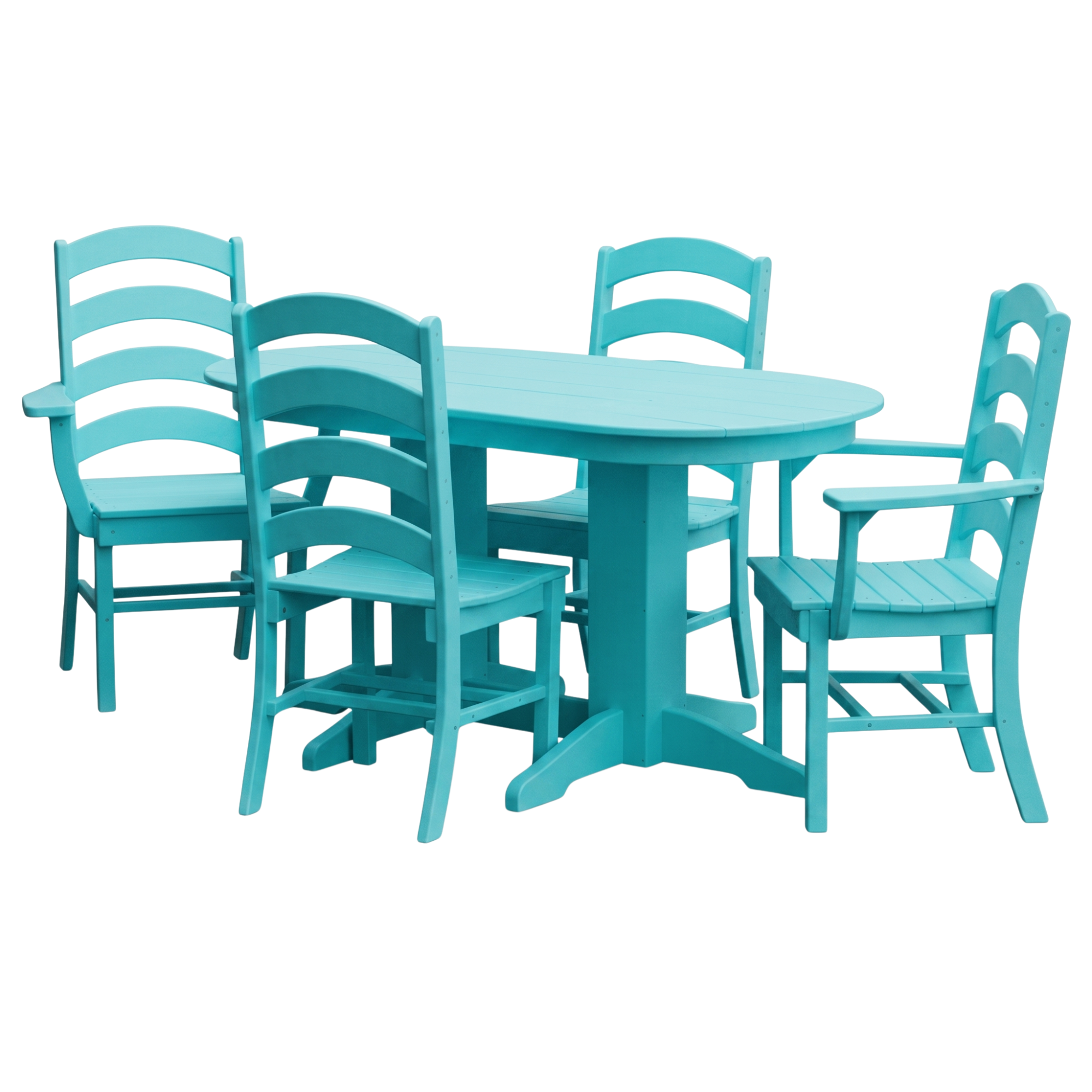 Keystone Amish Co. Josie 5-Piece Oval Poly Outdoor Dining Set