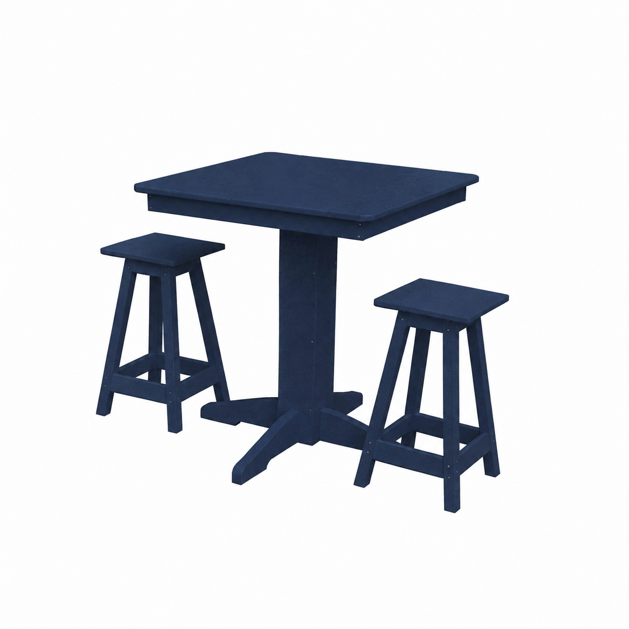 Keystone Amish Co. Riley 3-Piece Outdoor Poly Counter Height Dining Set