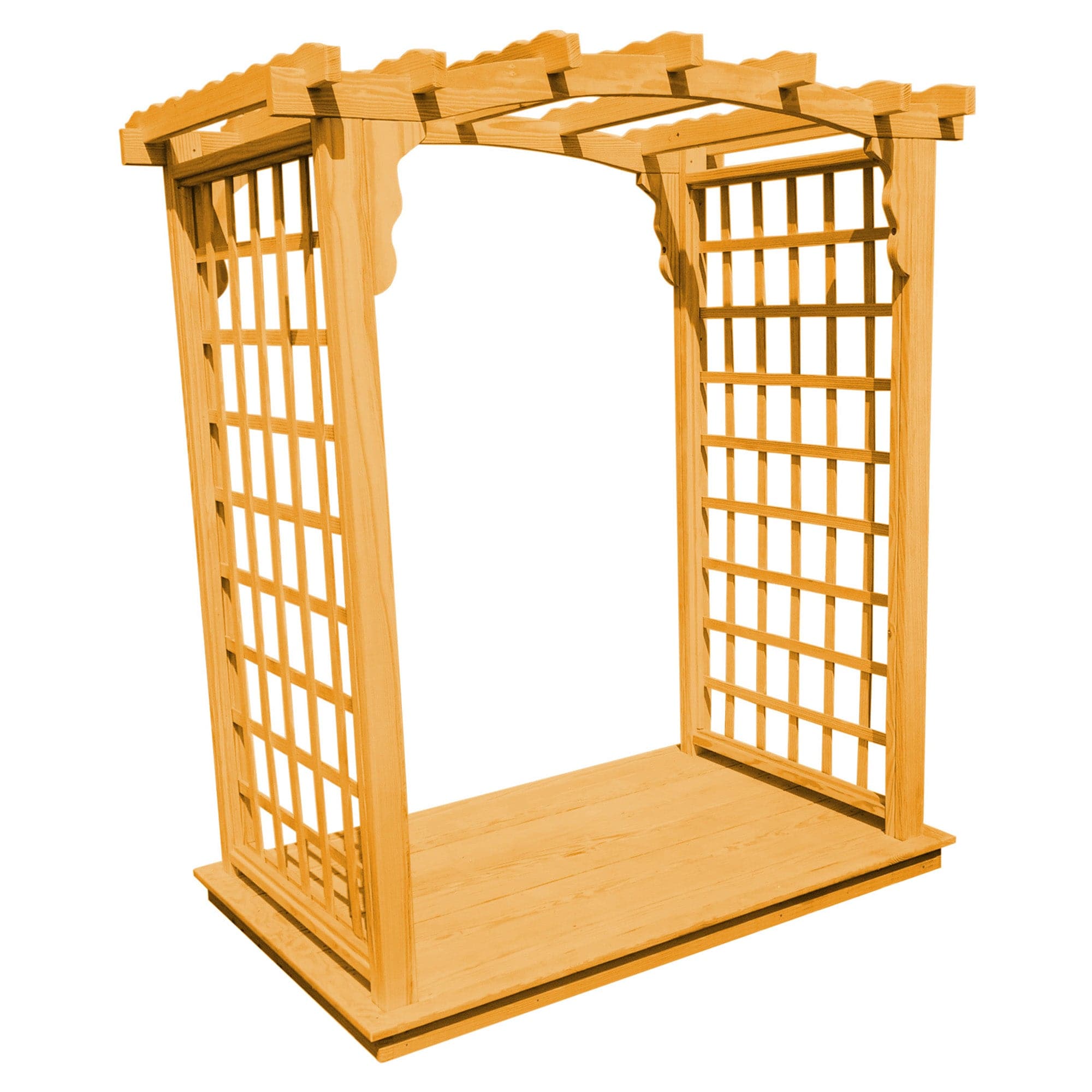 Heritage Lawncraft Georgetown Pressure Treated Wood Garden Arbor