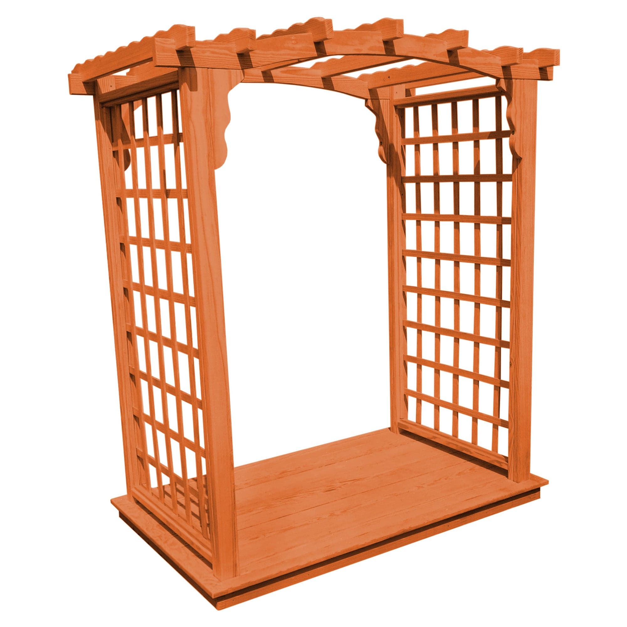 Heritage Lawncraft Georgetown Pressure Treated Wood Garden Arbor