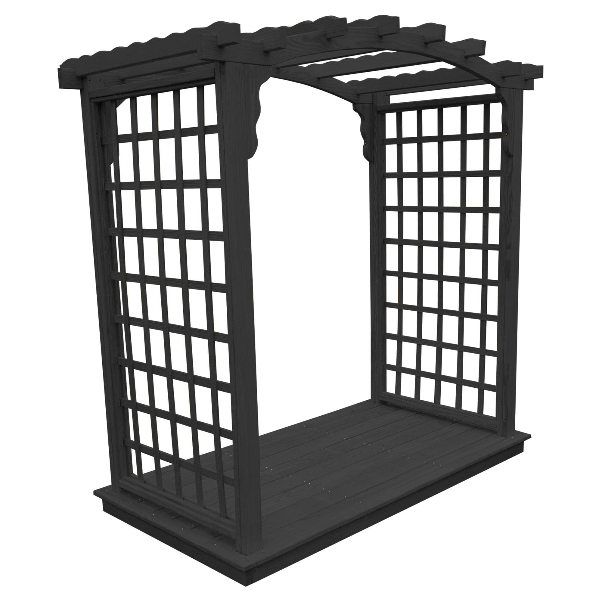 Heritage Lawncraft Georgetown Pressure Treated Wood Garden Arbor