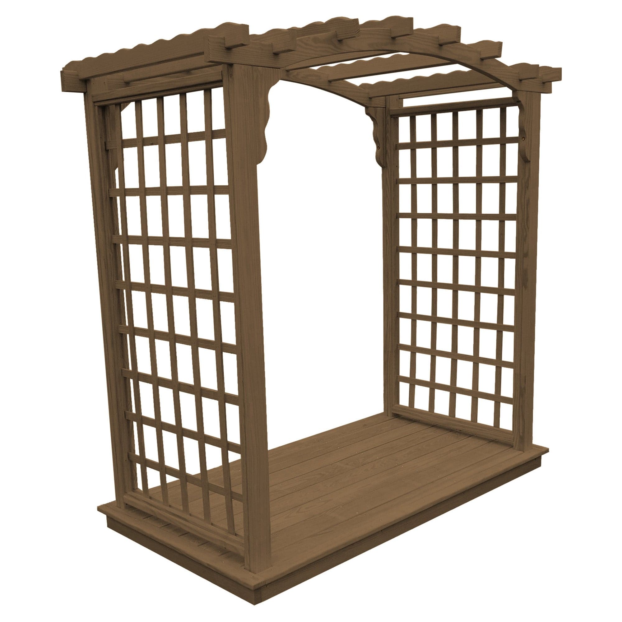 Heritage Lawncraft Georgetown Pressure Treated Wood Garden Arbor
