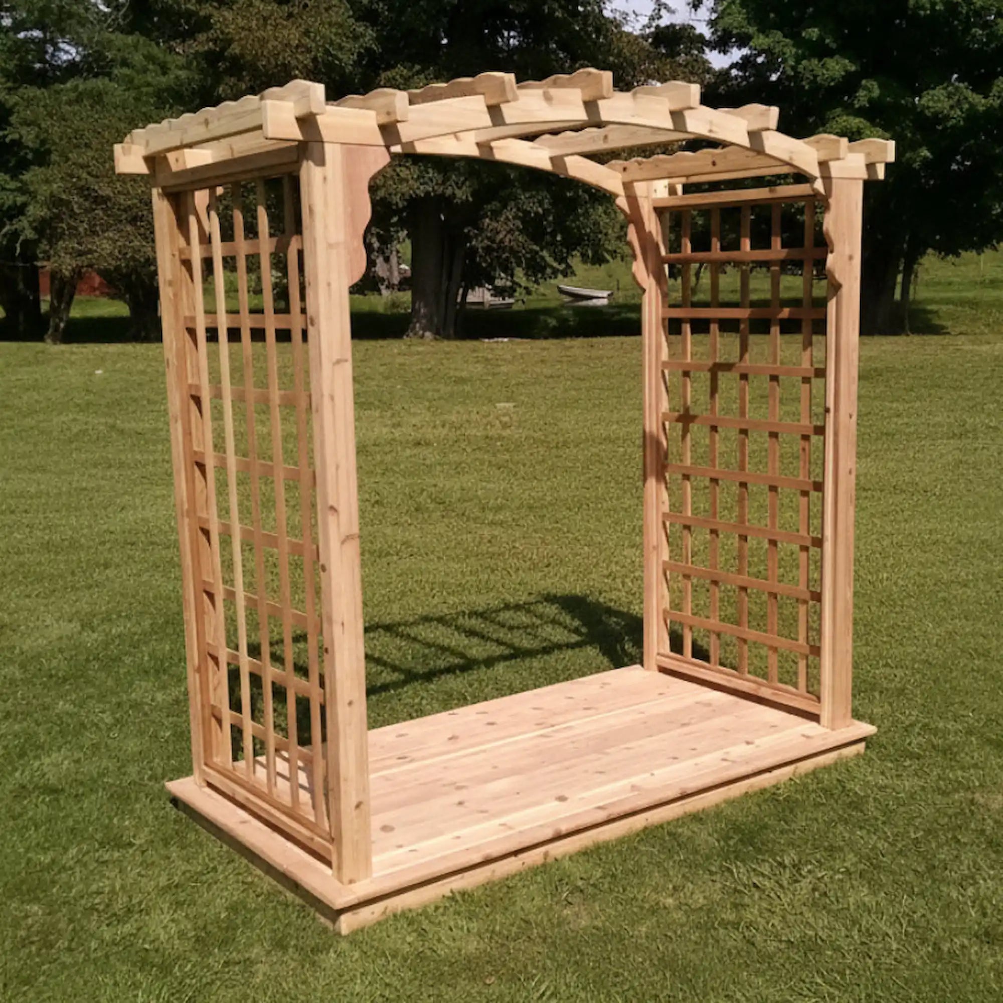 Heritage Lawncraft Georgetown Cedar Garden Arbor