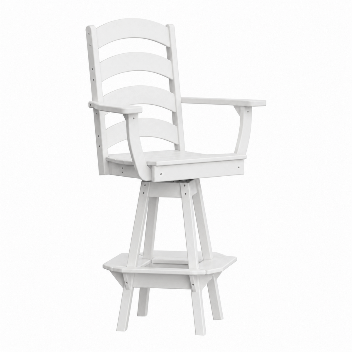Keystone Amish Co. Josie Poly Outdoor Swivel Bar Chair