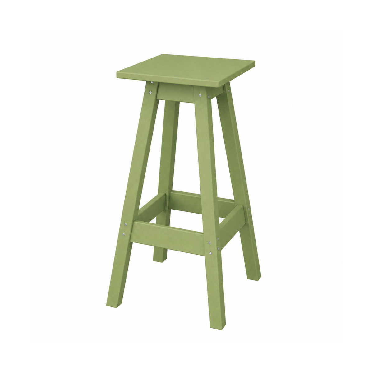 Keystone Amish Co. Poly Square Outdoor Bar Stool