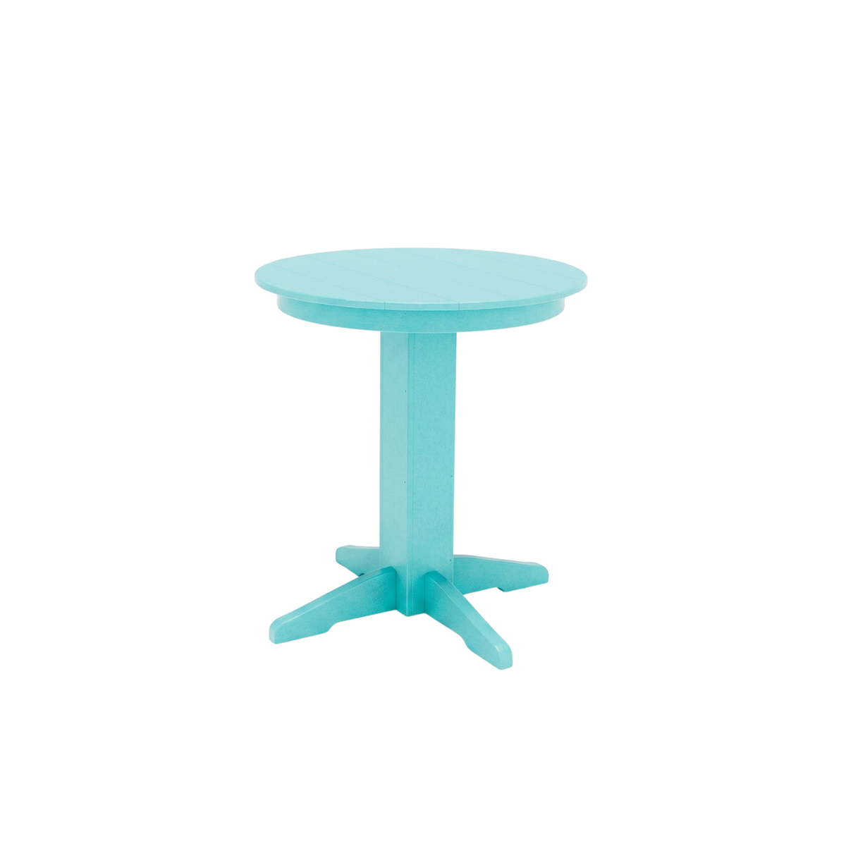Keystone Amish Co. Round Poly Lumber Counter Height Table
