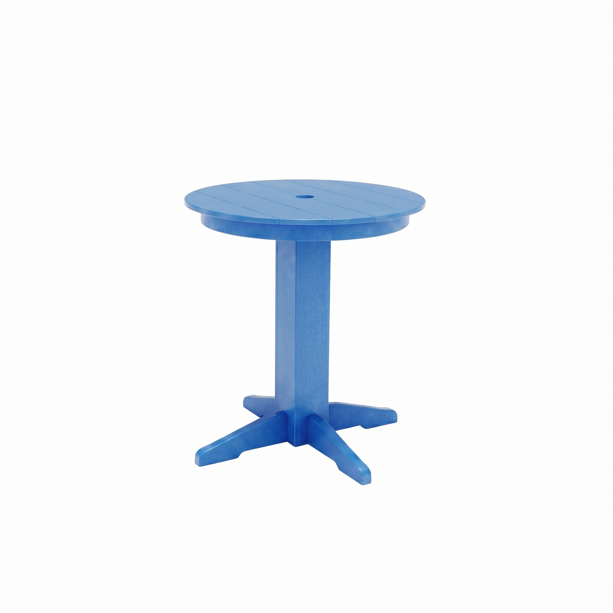 Keystone Amish Co. Round Poly Lumber Counter Height Table
