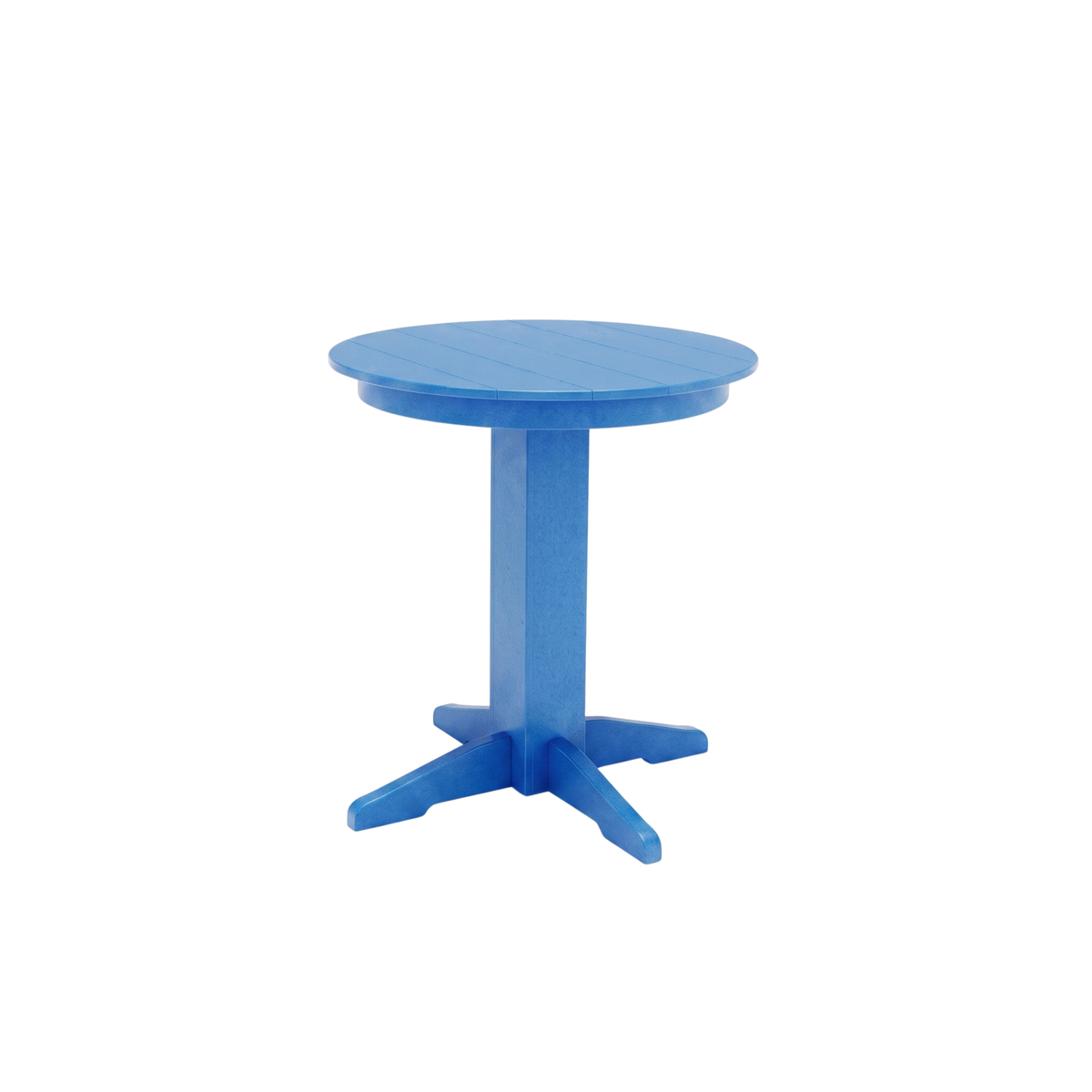 Keystone Amish Co. Round Poly Lumber Counter Height Table