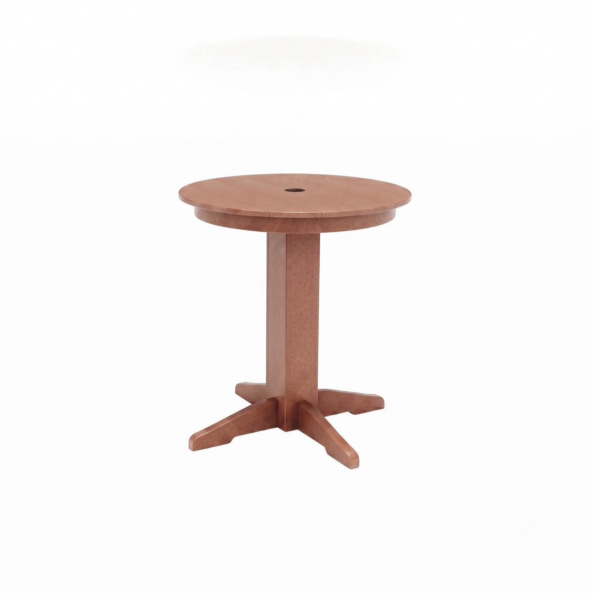 Keystone Amish Co. Round Poly Lumber Counter Height Table