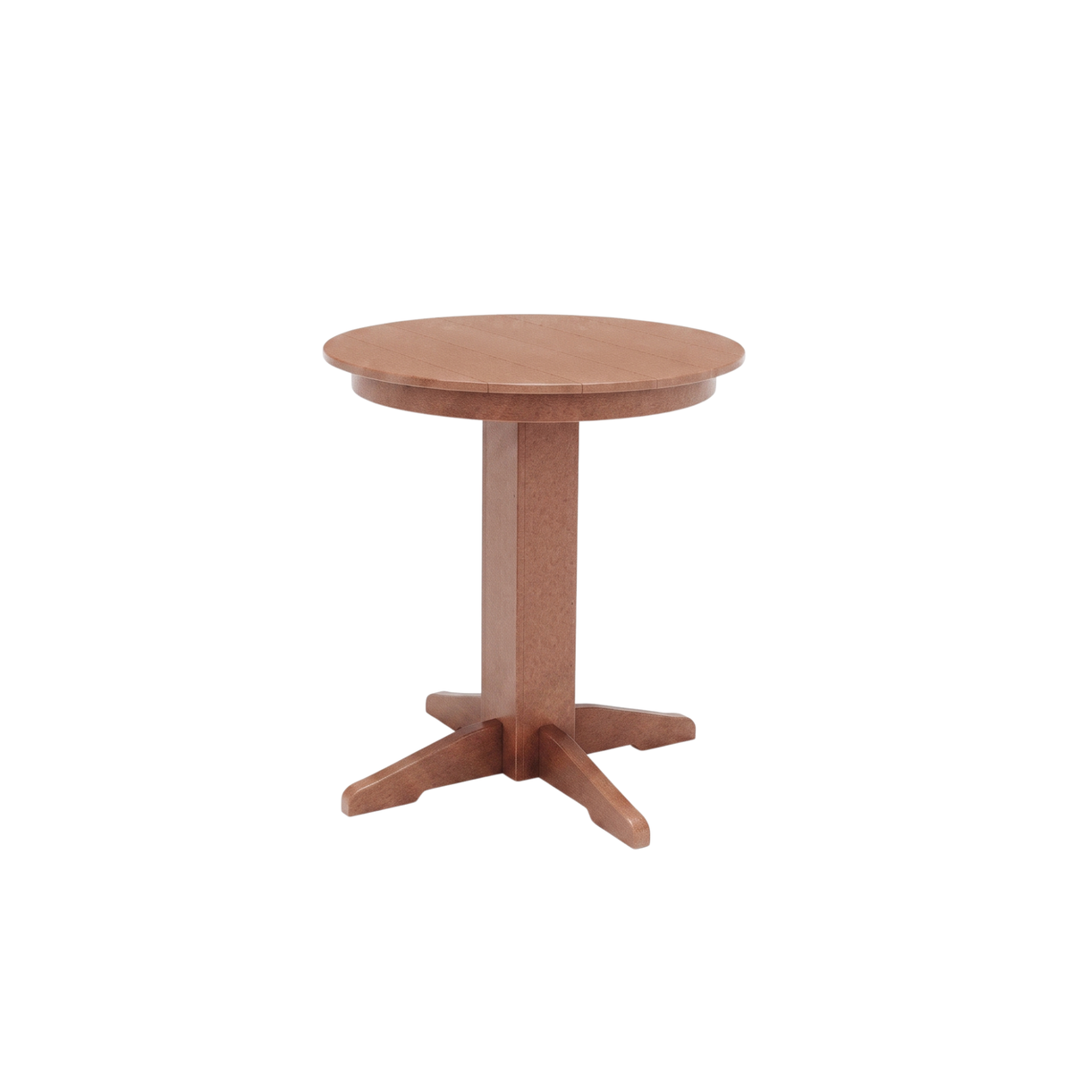 Keystone Amish Co. Round Poly Lumber Counter Height Table