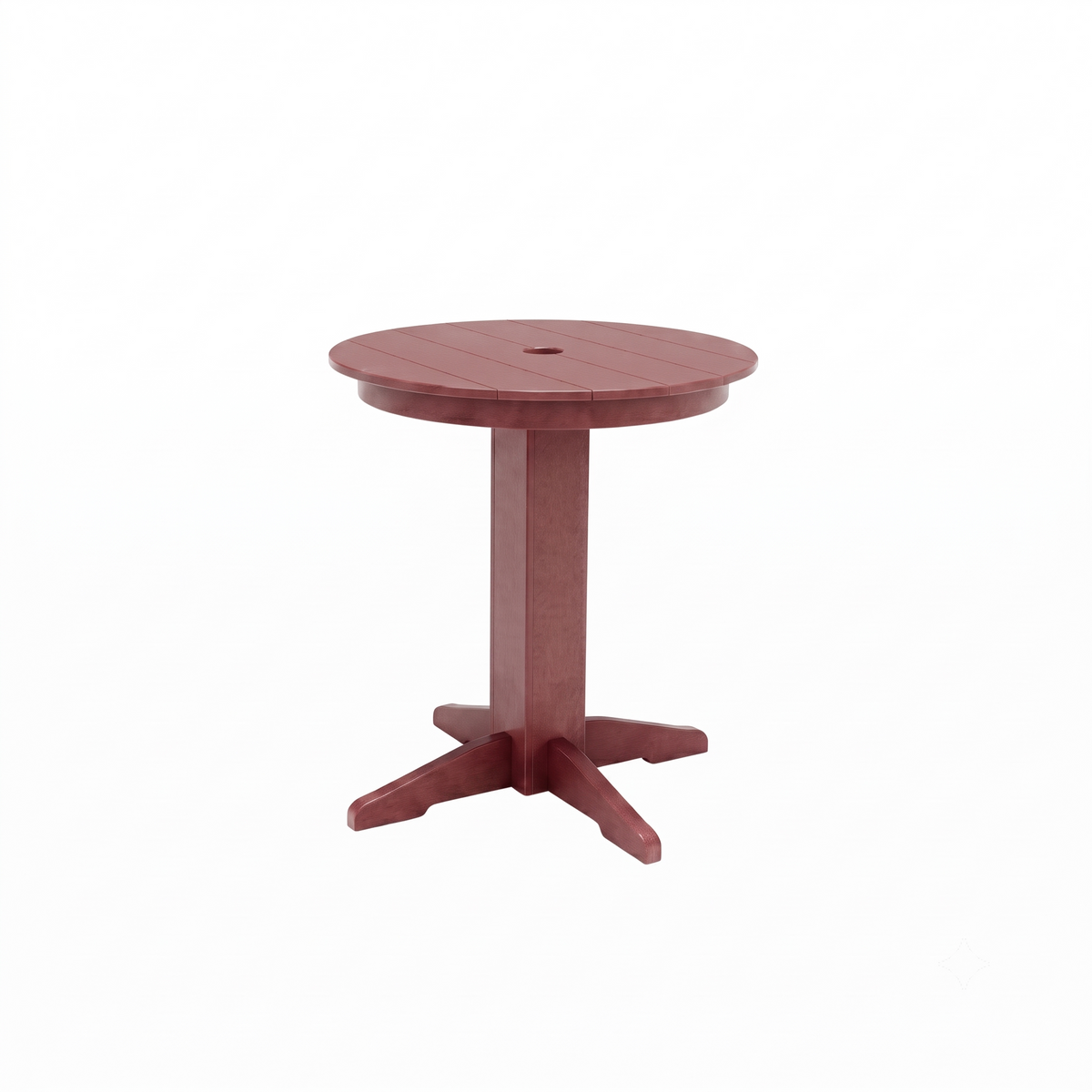 Keystone Amish Co. Round Poly Lumber Counter Height Table
