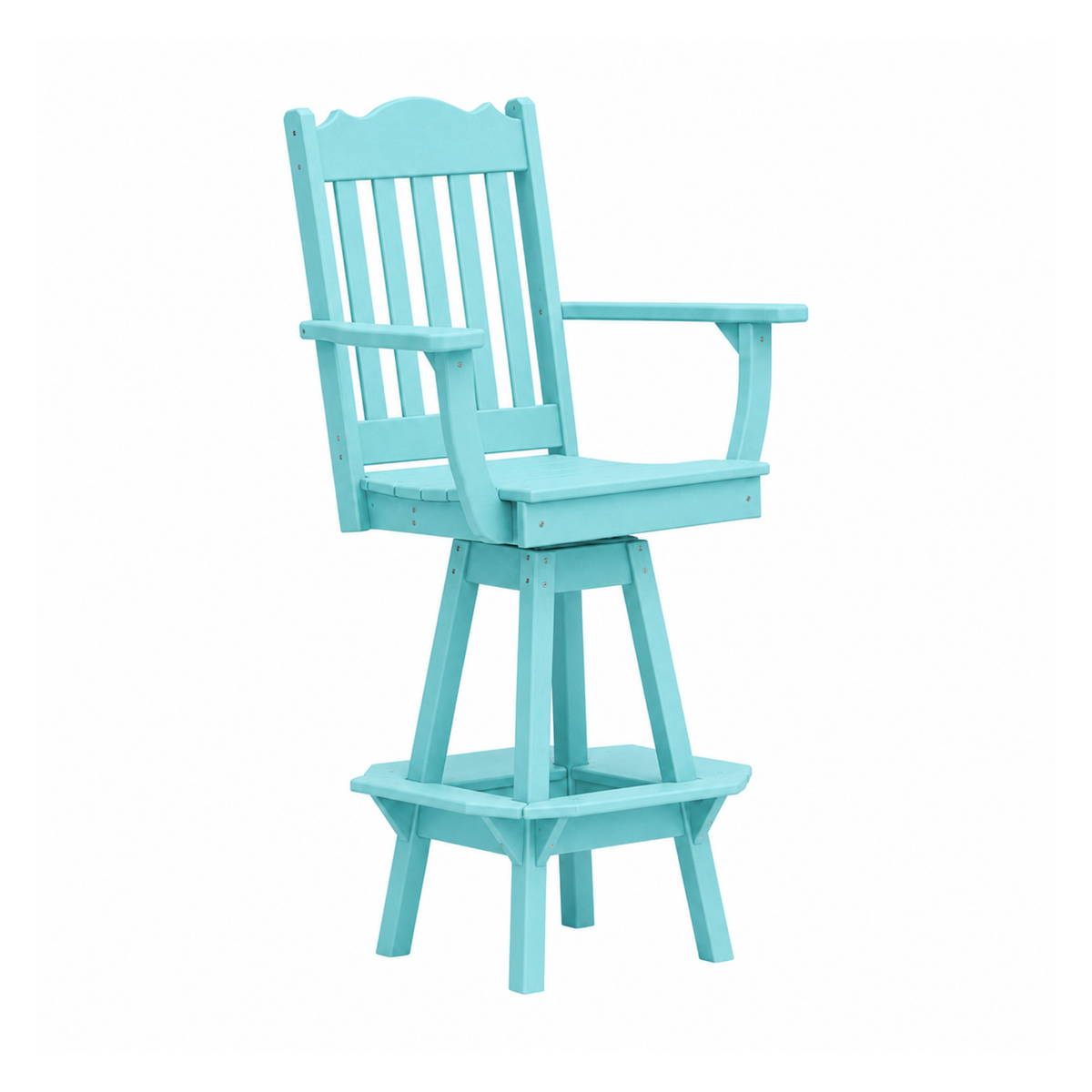 Keystone Amish Co. Royal Poly Swivel Bar Chair