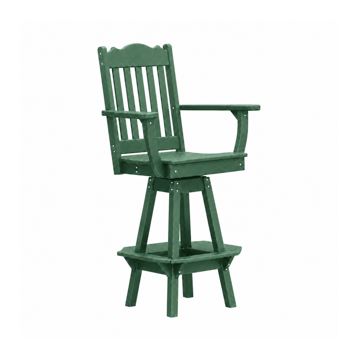 Keystone Amish Co. Royal Poly Swivel Bar Chair