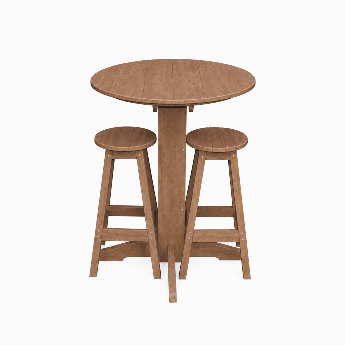 Keystone Amish Co. Sierra 2 Person Poly Round Bar Dining Set