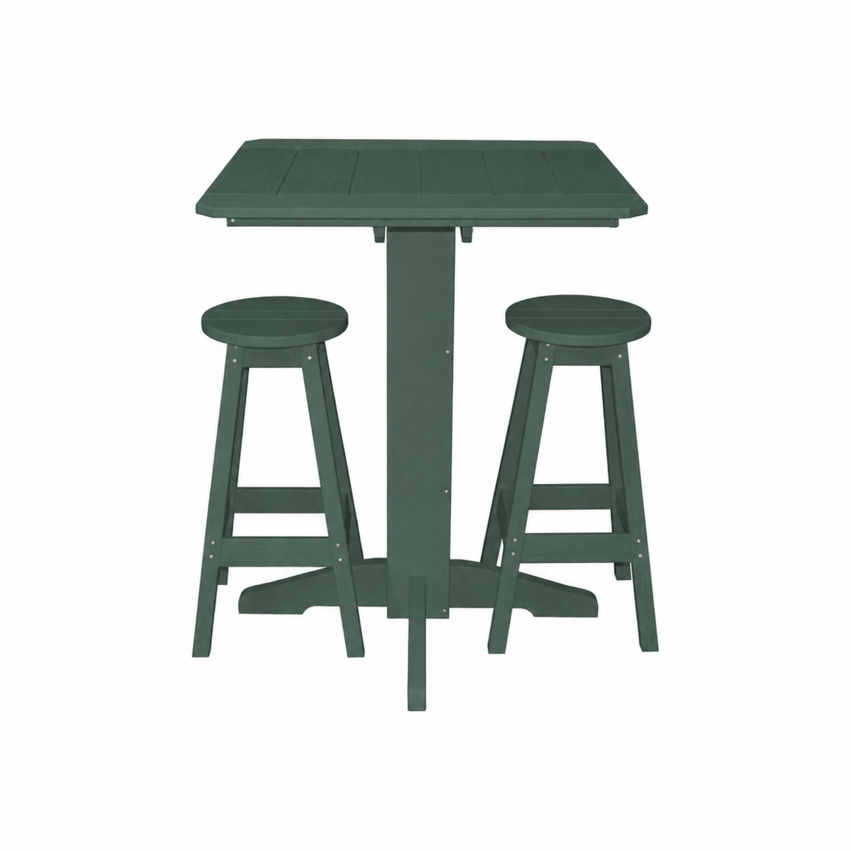 Keystone Amish Co. Sierra 3-Piece Poly Outdoor Bar Set