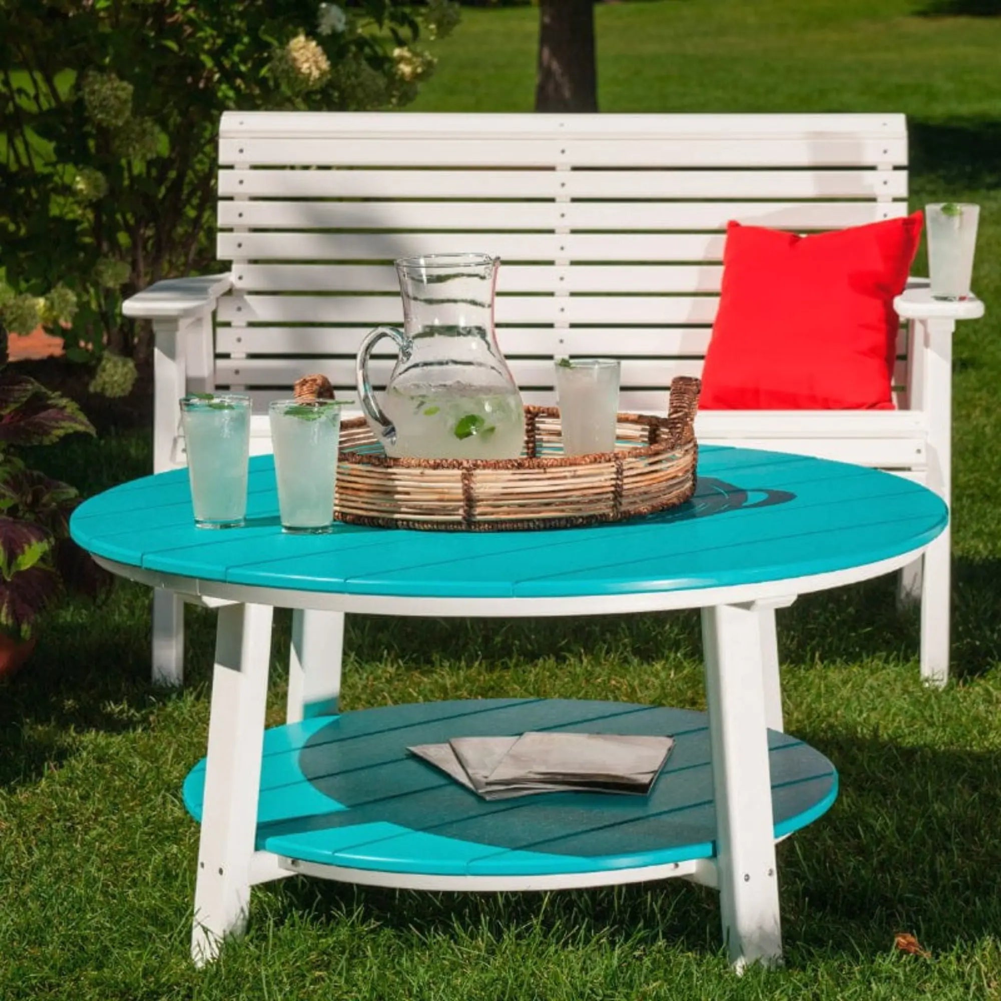 LuxCraft Poly Lumber Deluxe Conversation Table
