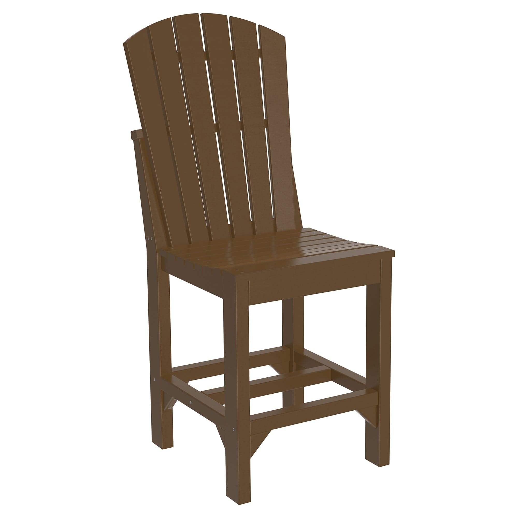 Luxcraft Poly Composite Adirondack Side Counter Chair