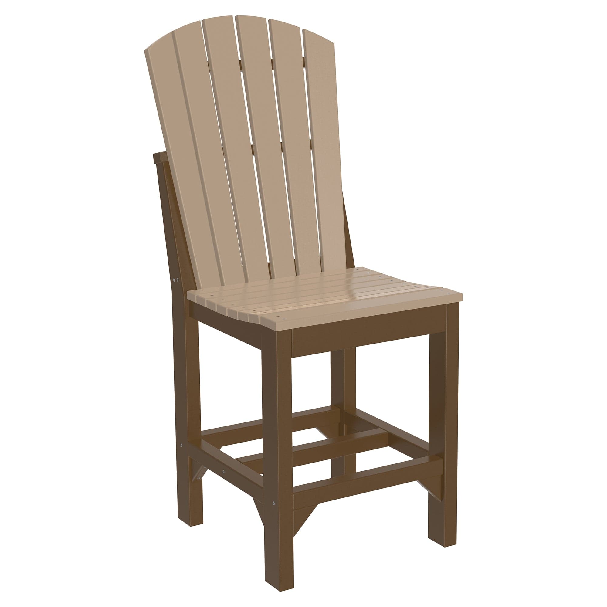 Luxcraft Poly Composite Adirondack Side Counter Chair