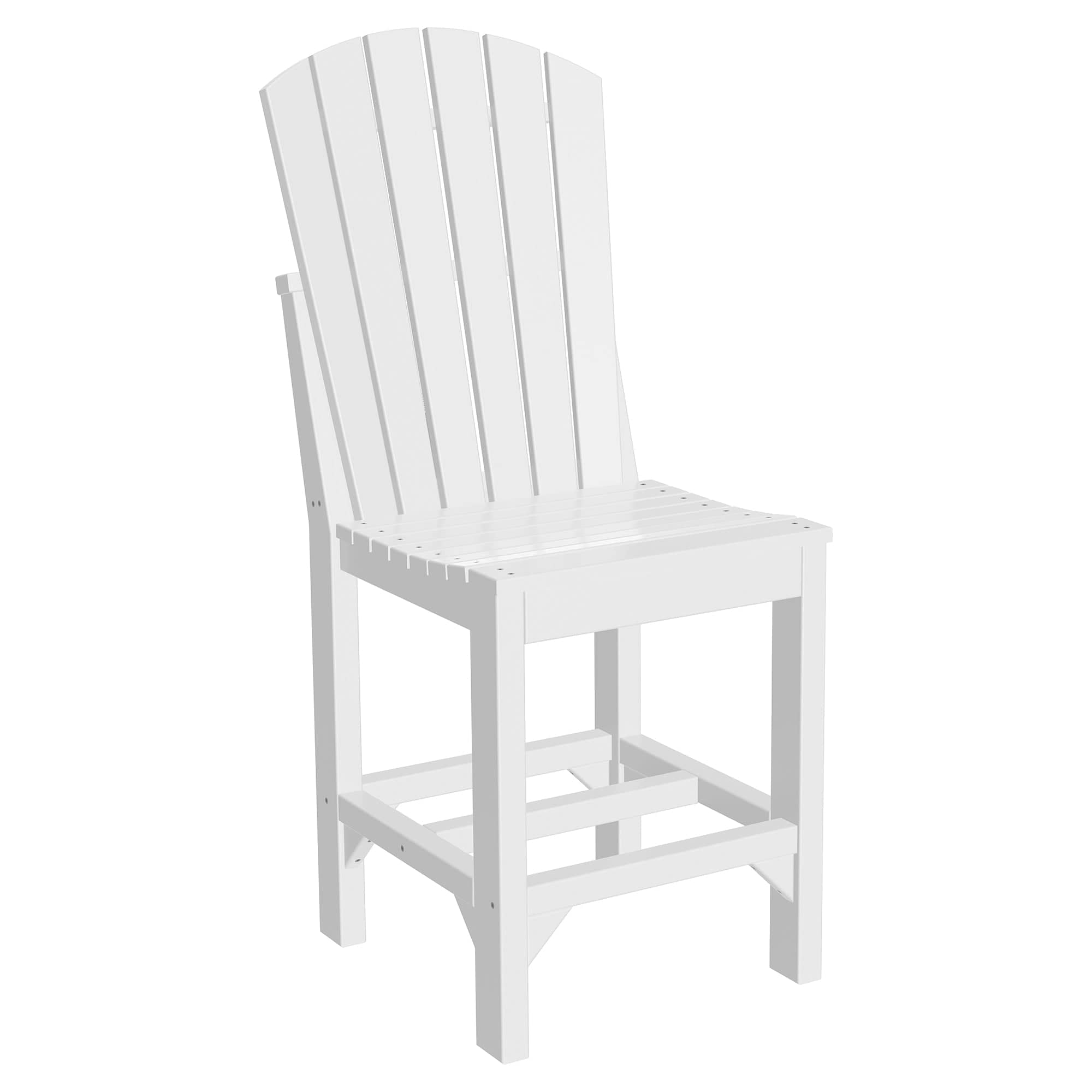 Luxcraft Poly Composite Adirondack Side Counter Chair