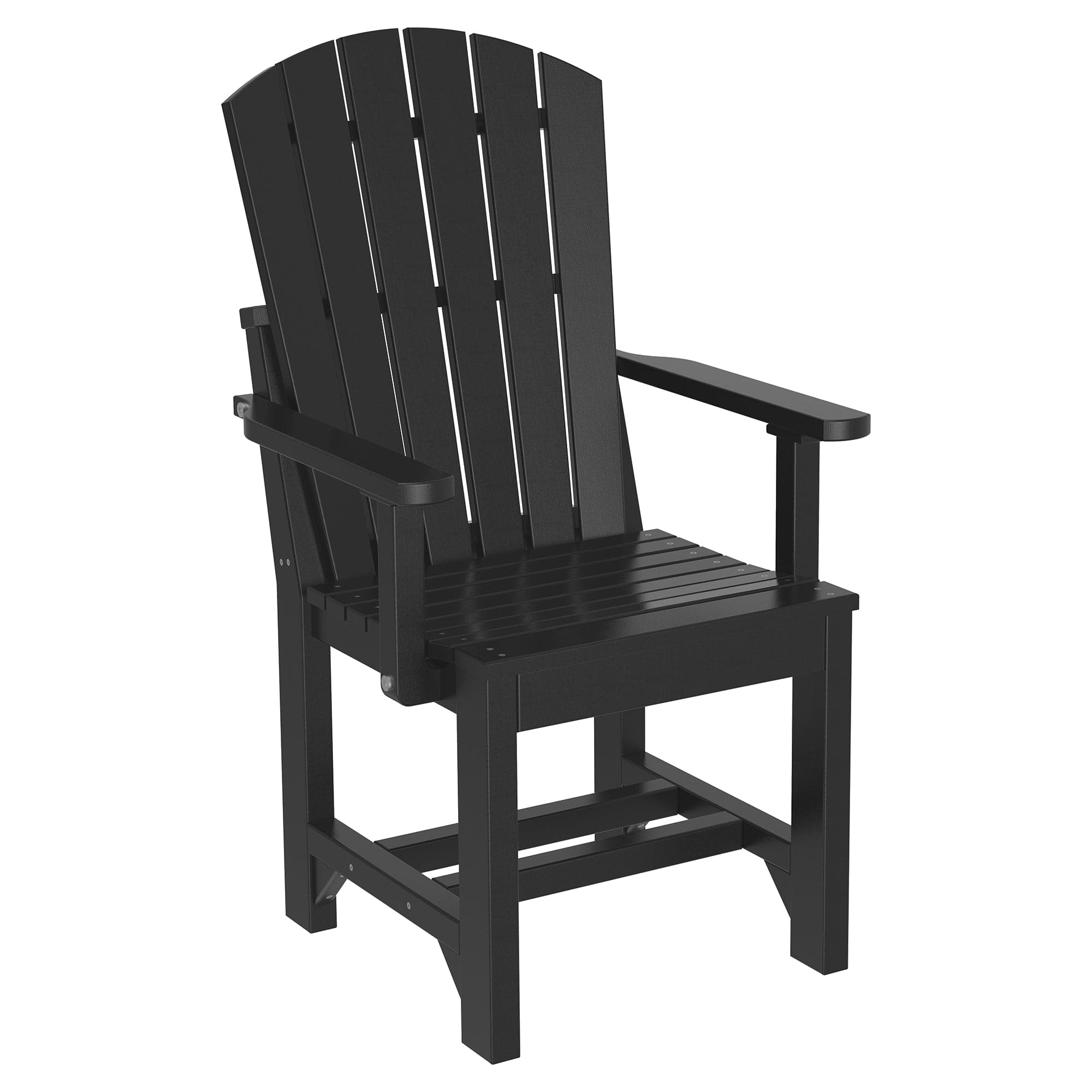Luxcraft Poly Lumber Adirondack Dining Arm Chair