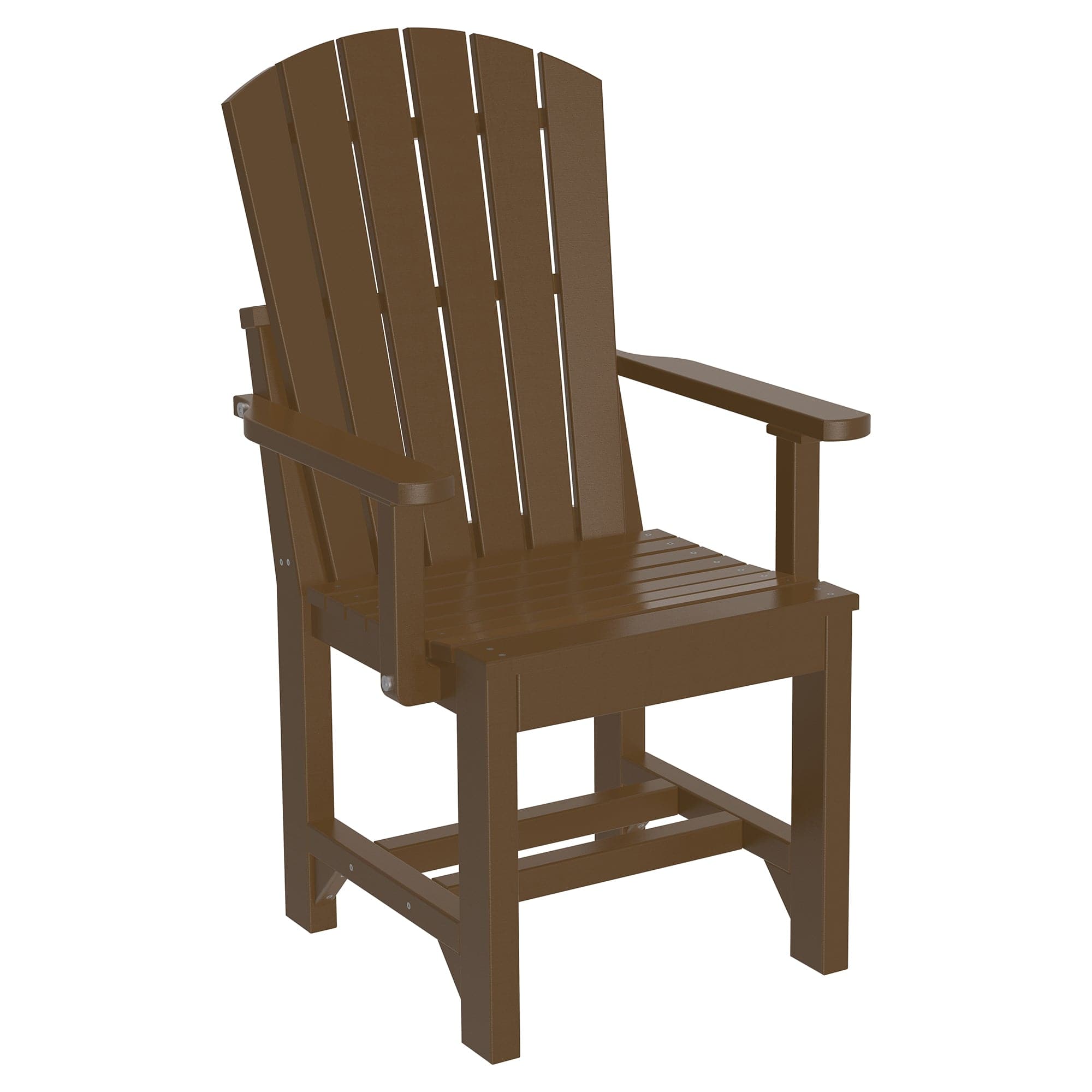 Luxcraft Poly Lumber Adirondack Dining Arm Chair