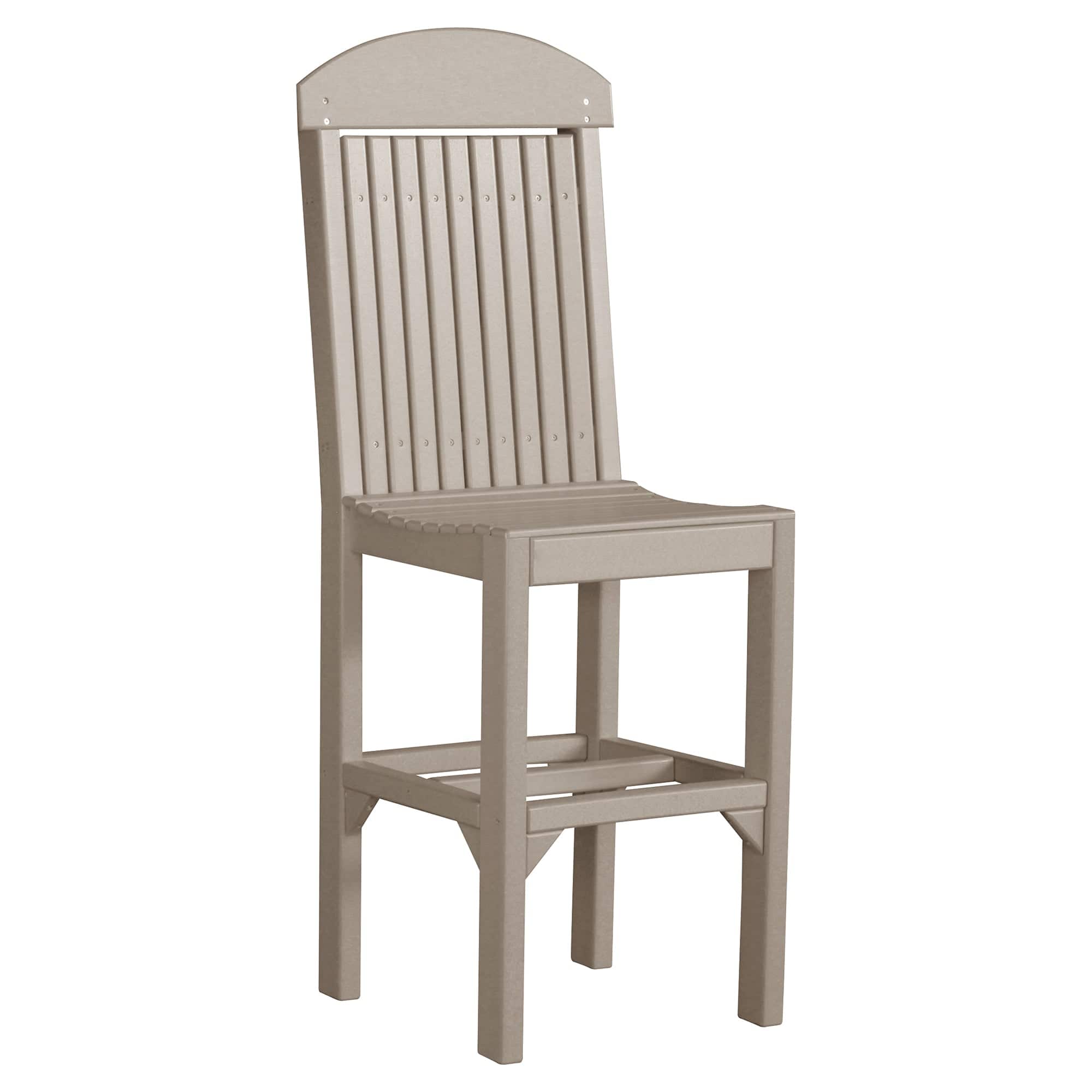 Luxcraft Classic Poly Lumber Bar-Height Dining Chair