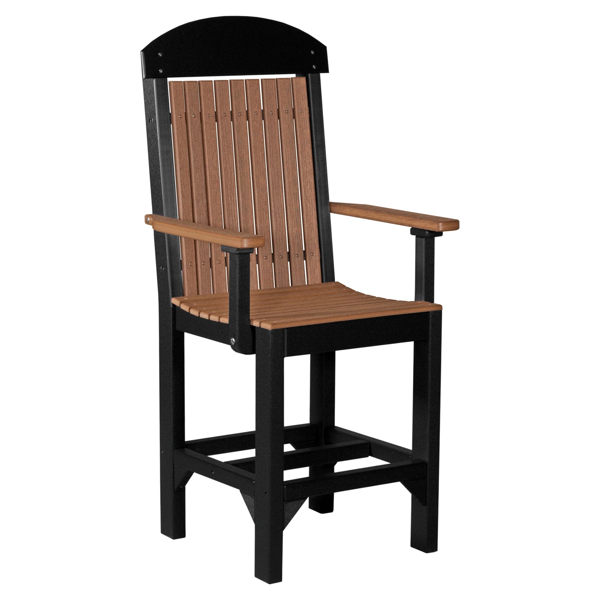 Luxcraft Classic Counter Height Poly Arm Chair