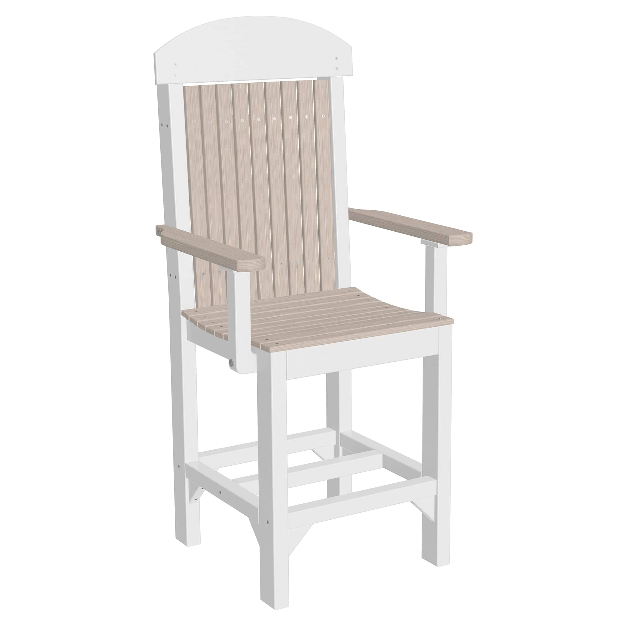 Luxcraft Classic Counter Height Poly Arm Chair