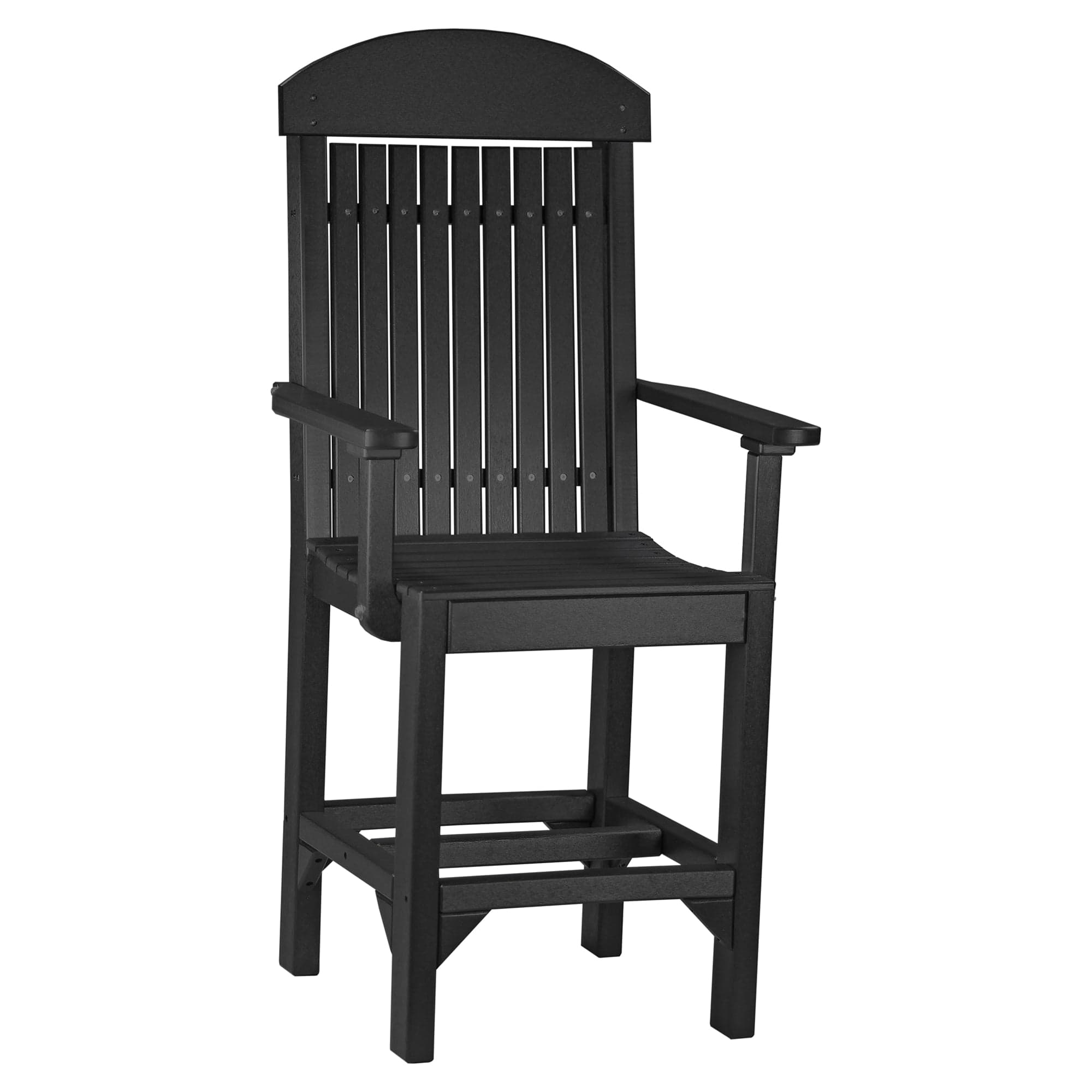 Luxcraft Classic Counter Height Poly Arm Chair