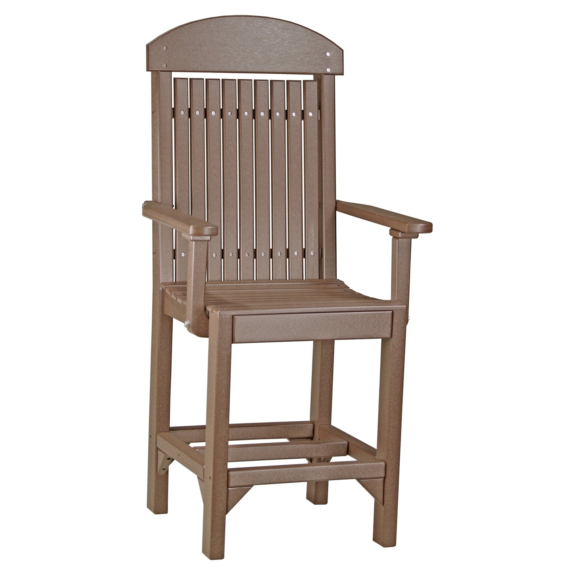 Luxcraft Classic Counter Height Poly Arm Chair