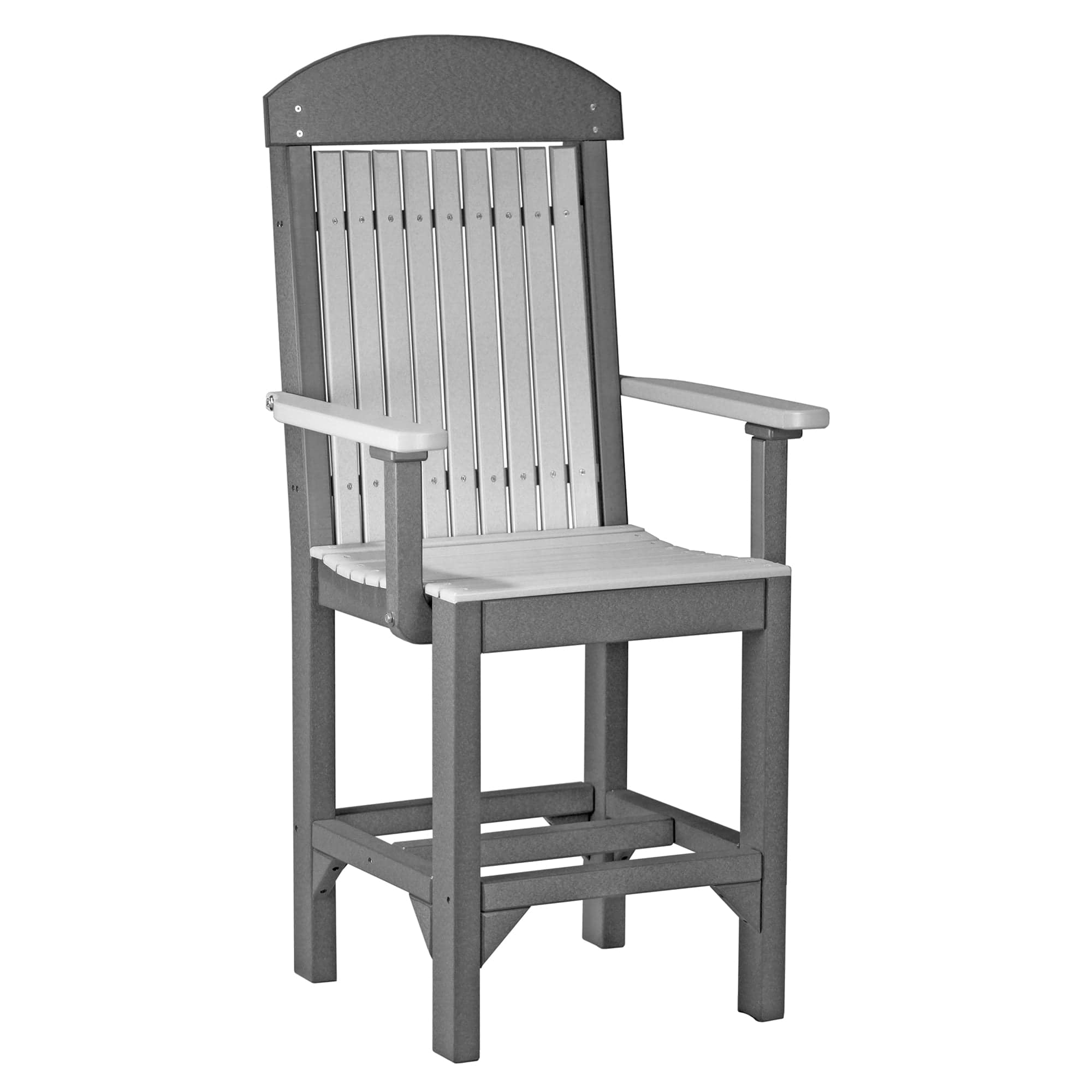 Luxcraft Classic Counter Height Poly Arm Chair