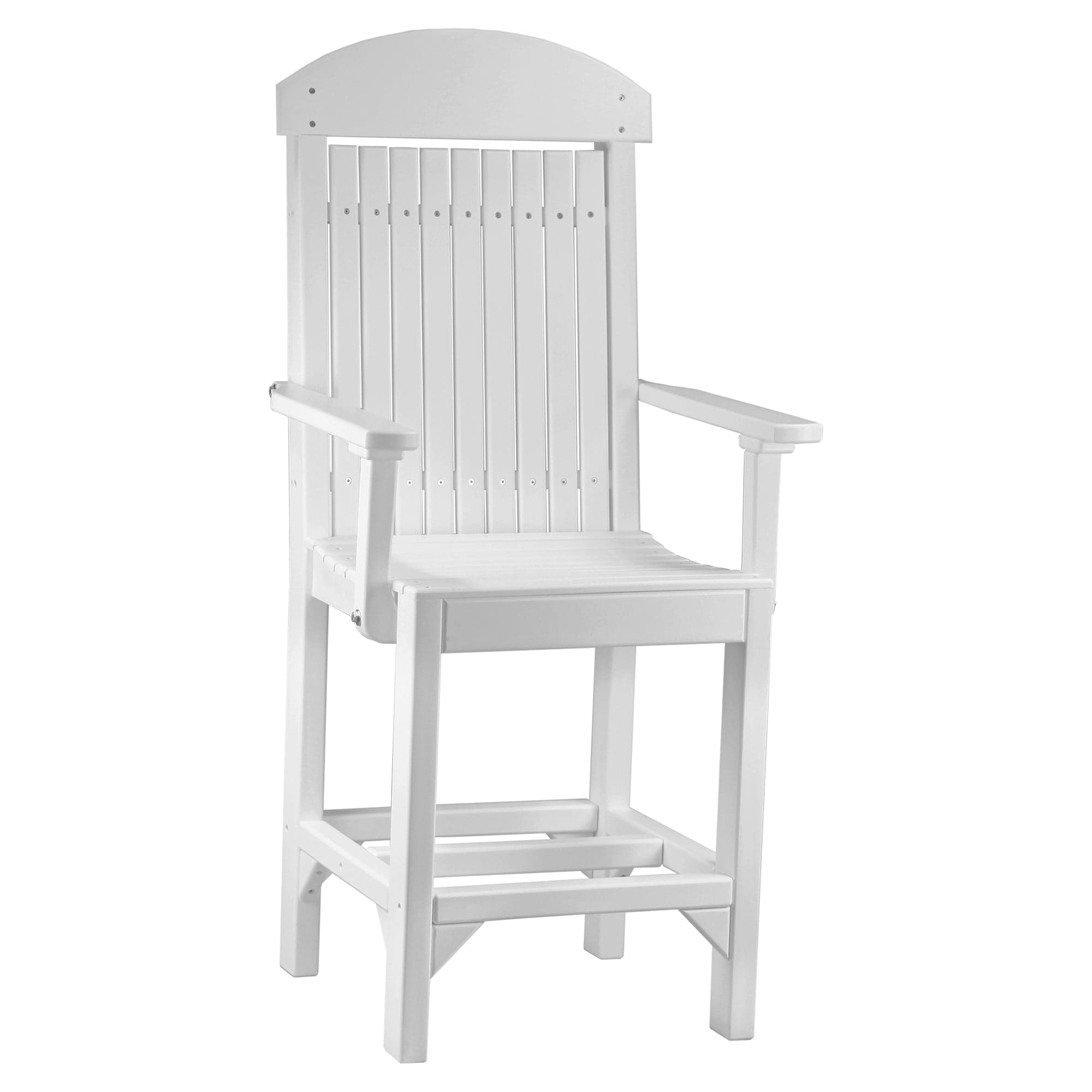 Luxcraft Classic Counter Height Poly Arm Chair