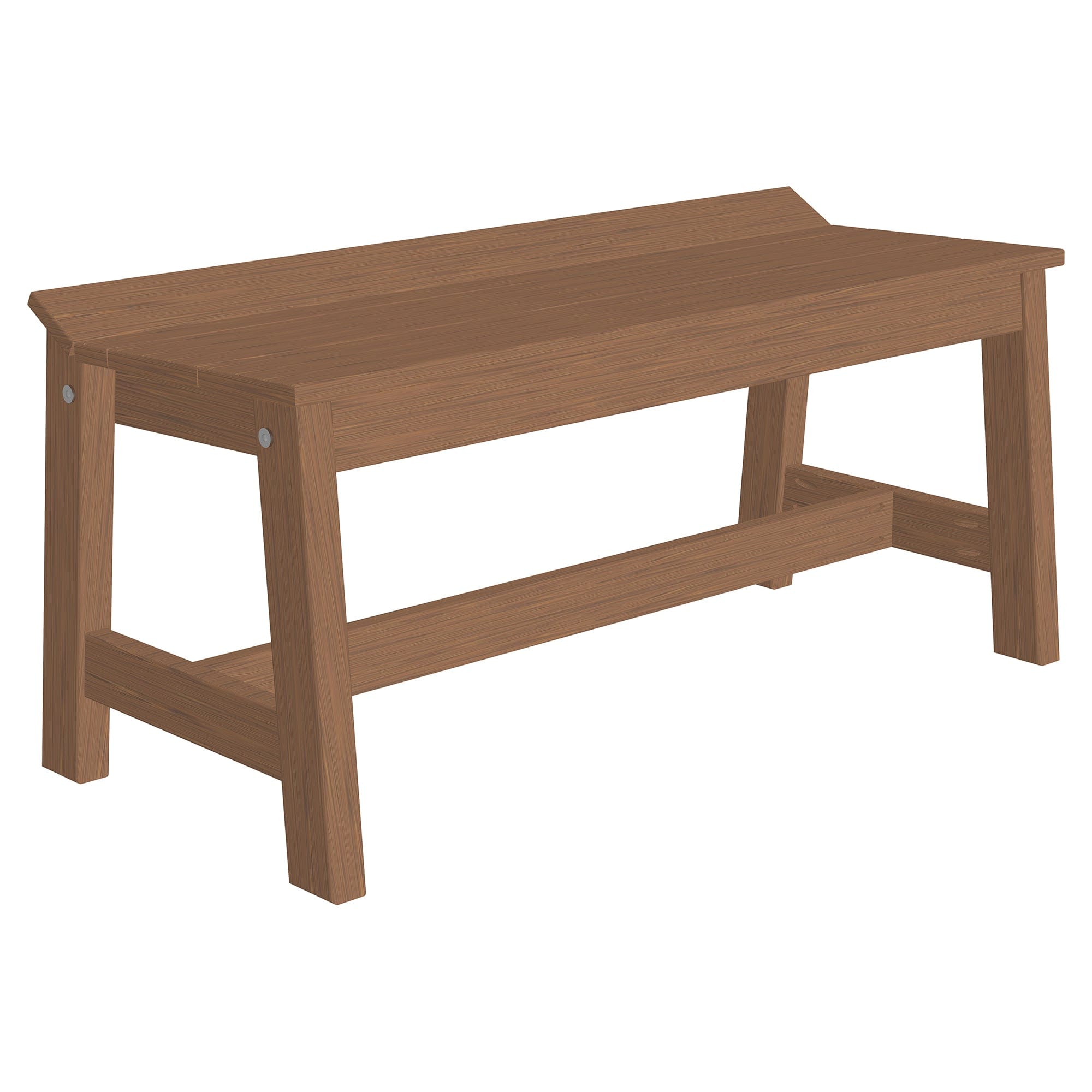 Luxcraft Poly Lumber Cafe Dining Bench