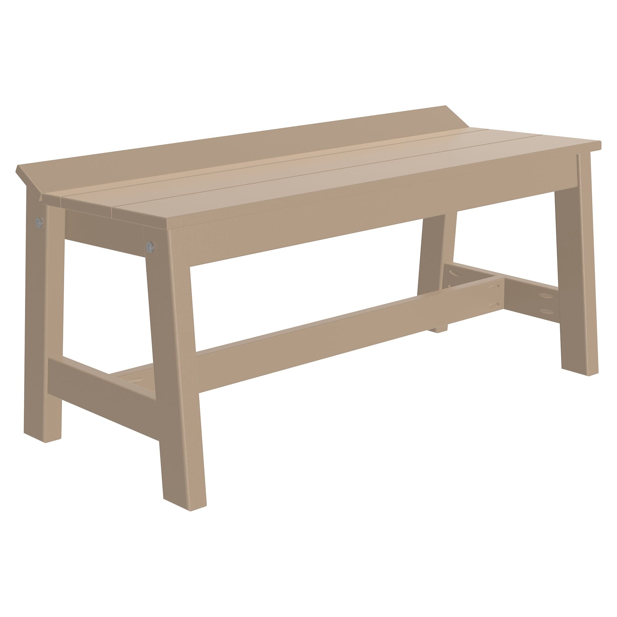 Luxcraft Poly Lumber Cafe Dining Bench