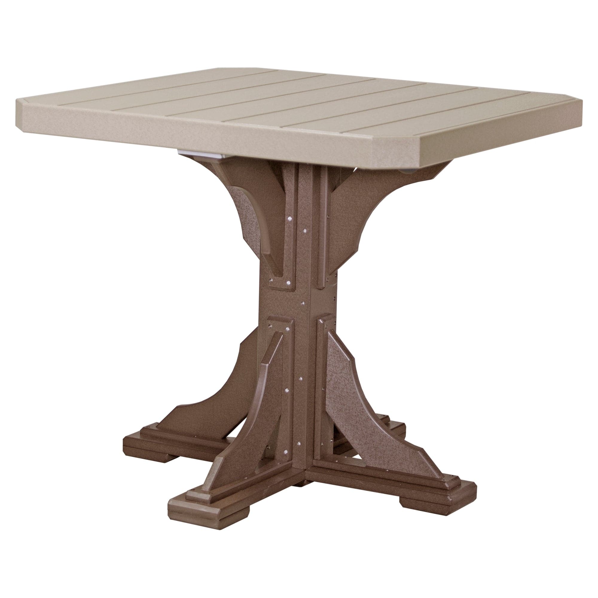 Luxcraft Poly Lumber Square Counter Height Dining Table