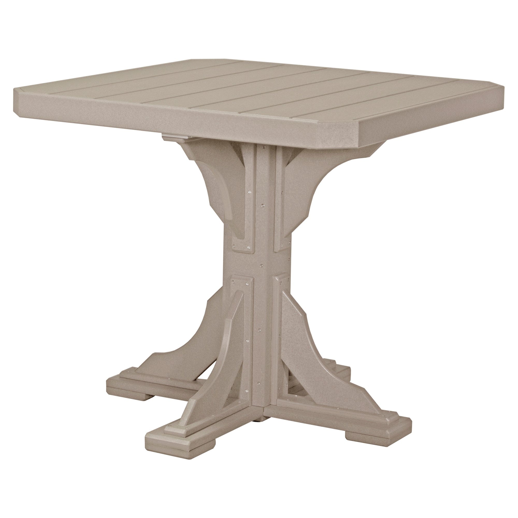 Luxcraft Poly Lumber Square Counter Height Dining Table
