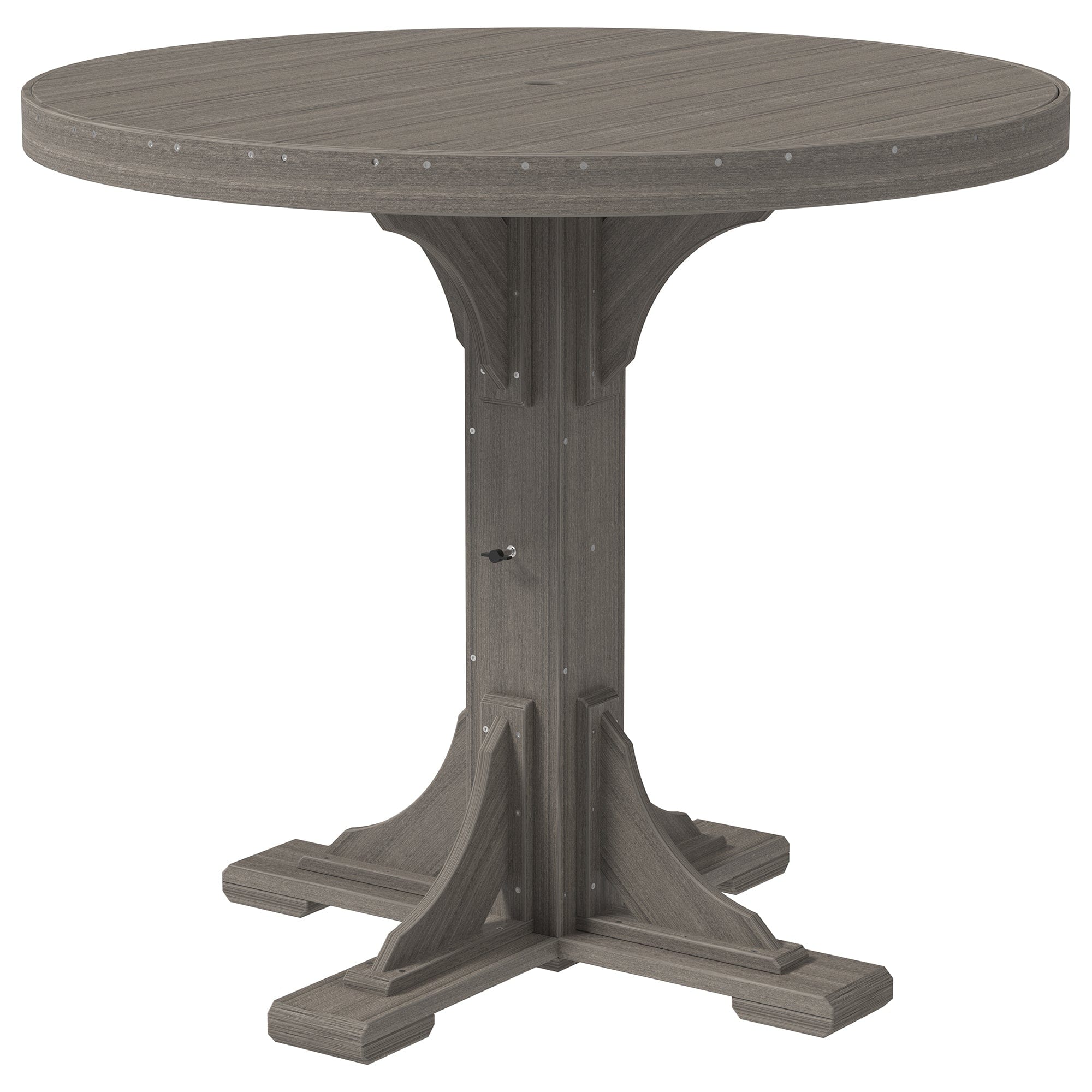 Luxcraft Poly Lumber Round Outdoor Bar Table