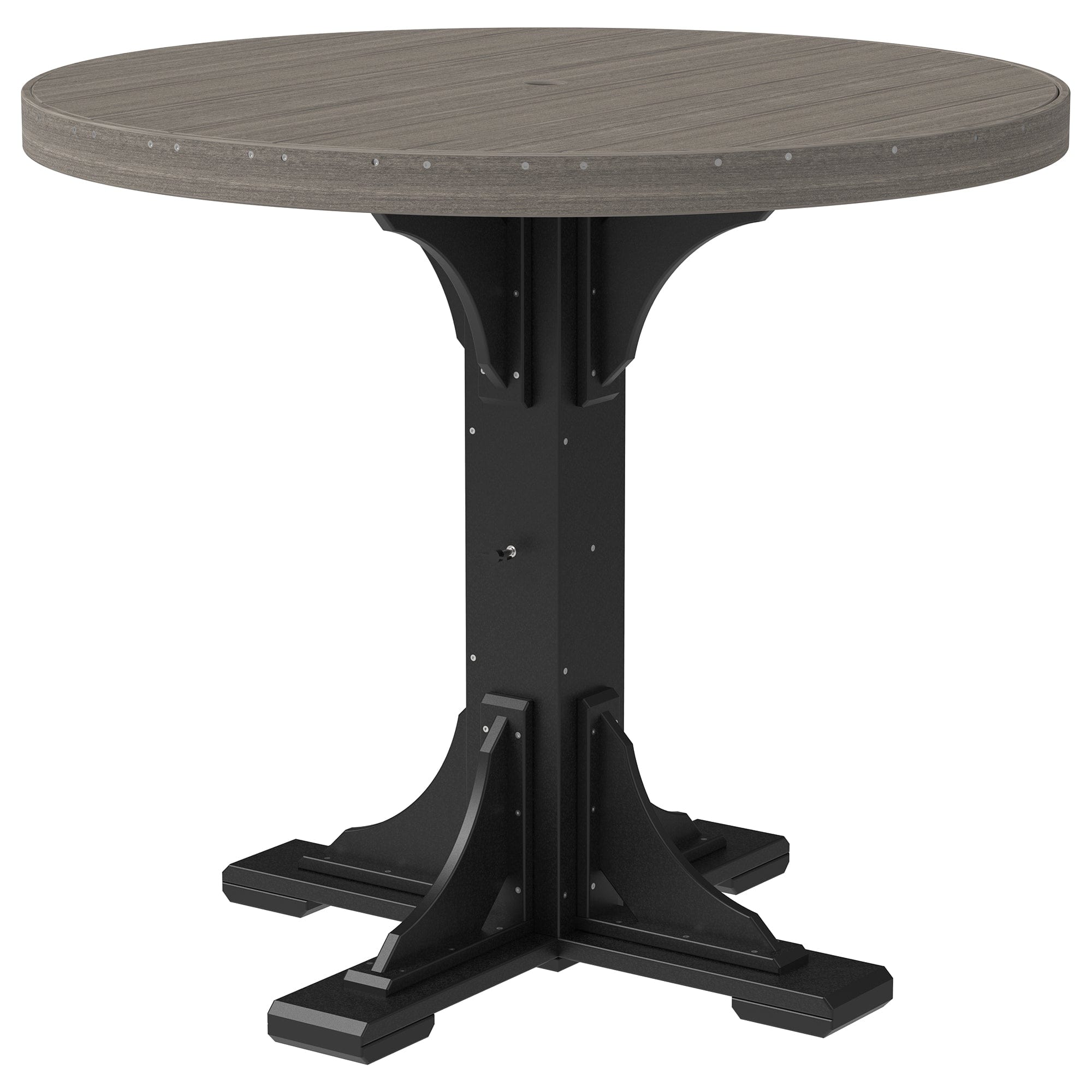 Luxcraft Poly Lumber Round Outdoor Bar Table