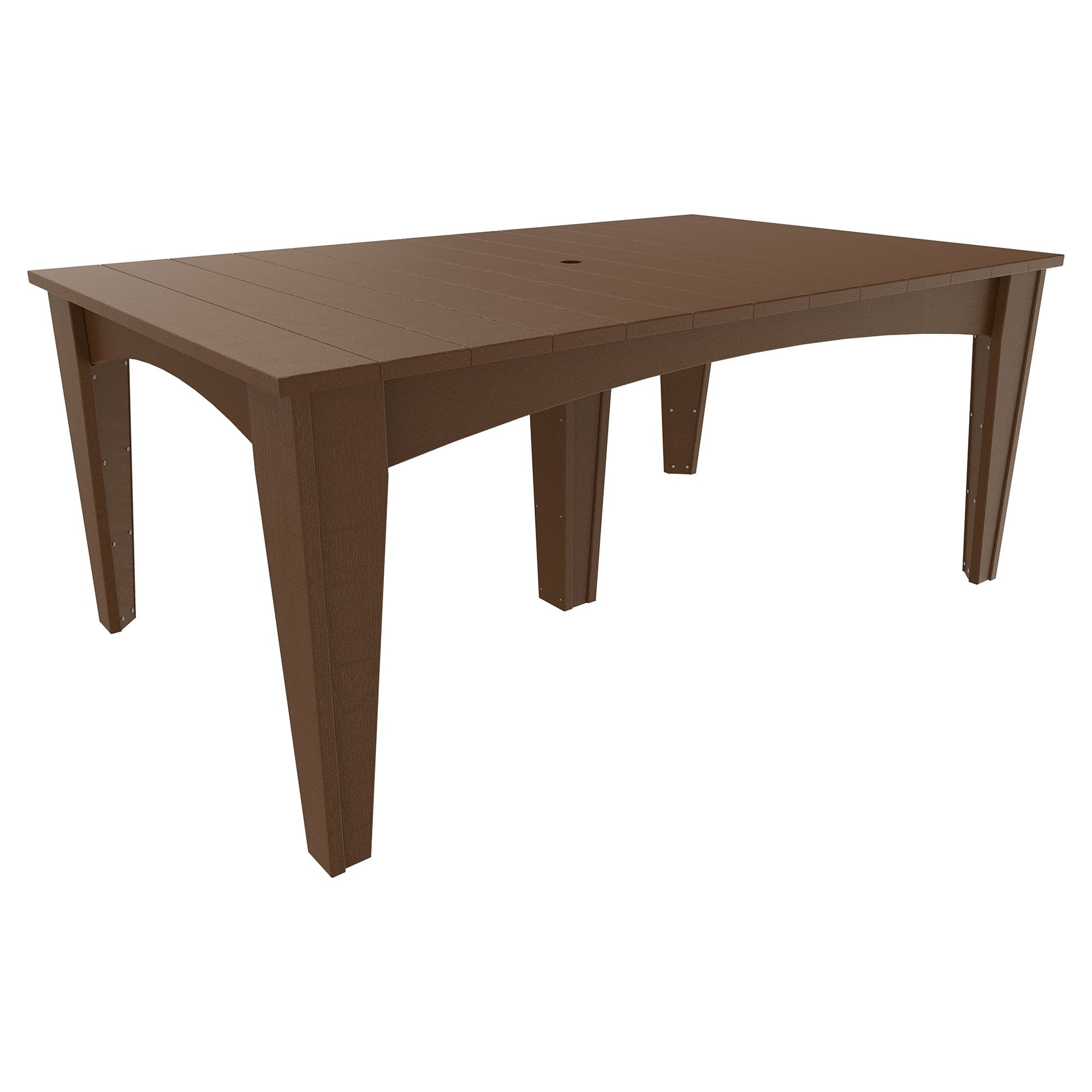 Luxcraft Poly Lumber Island Rectangular Dining Table