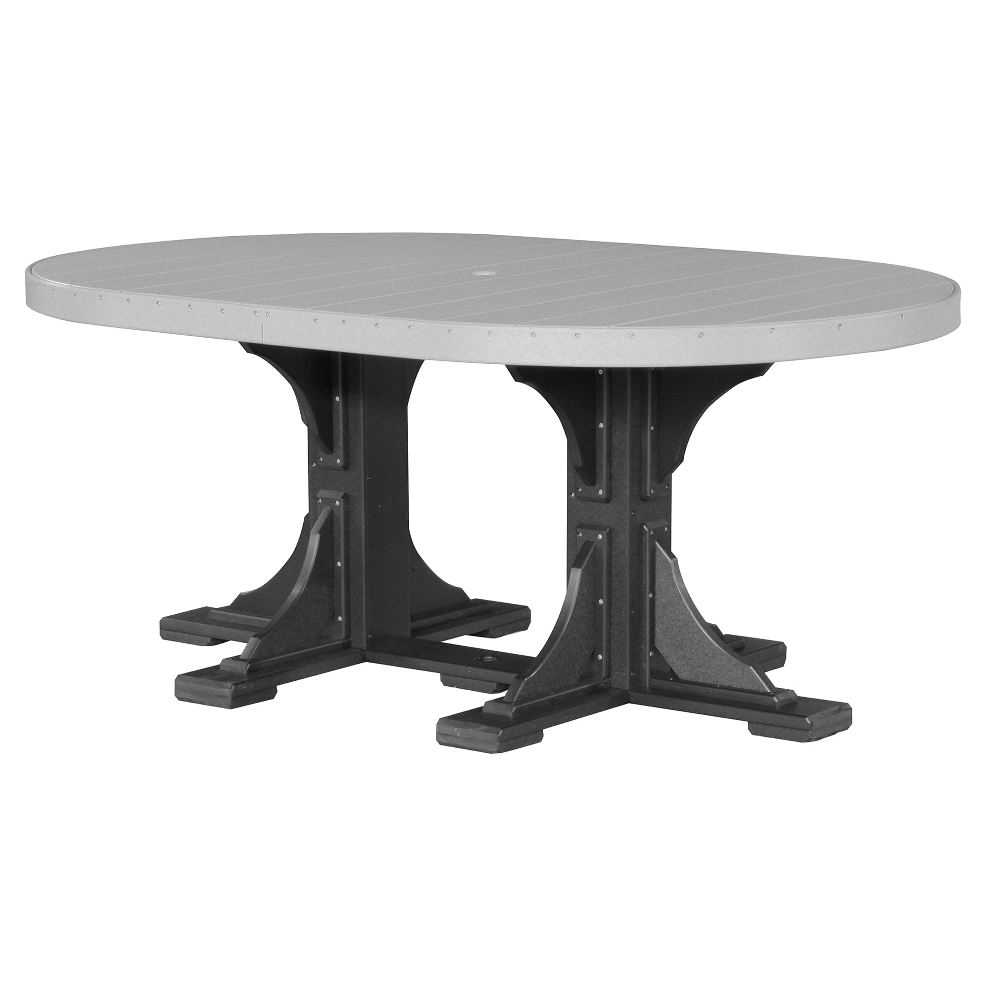 Luxcraft Poly Composite Oval Dining Table & Bench Set