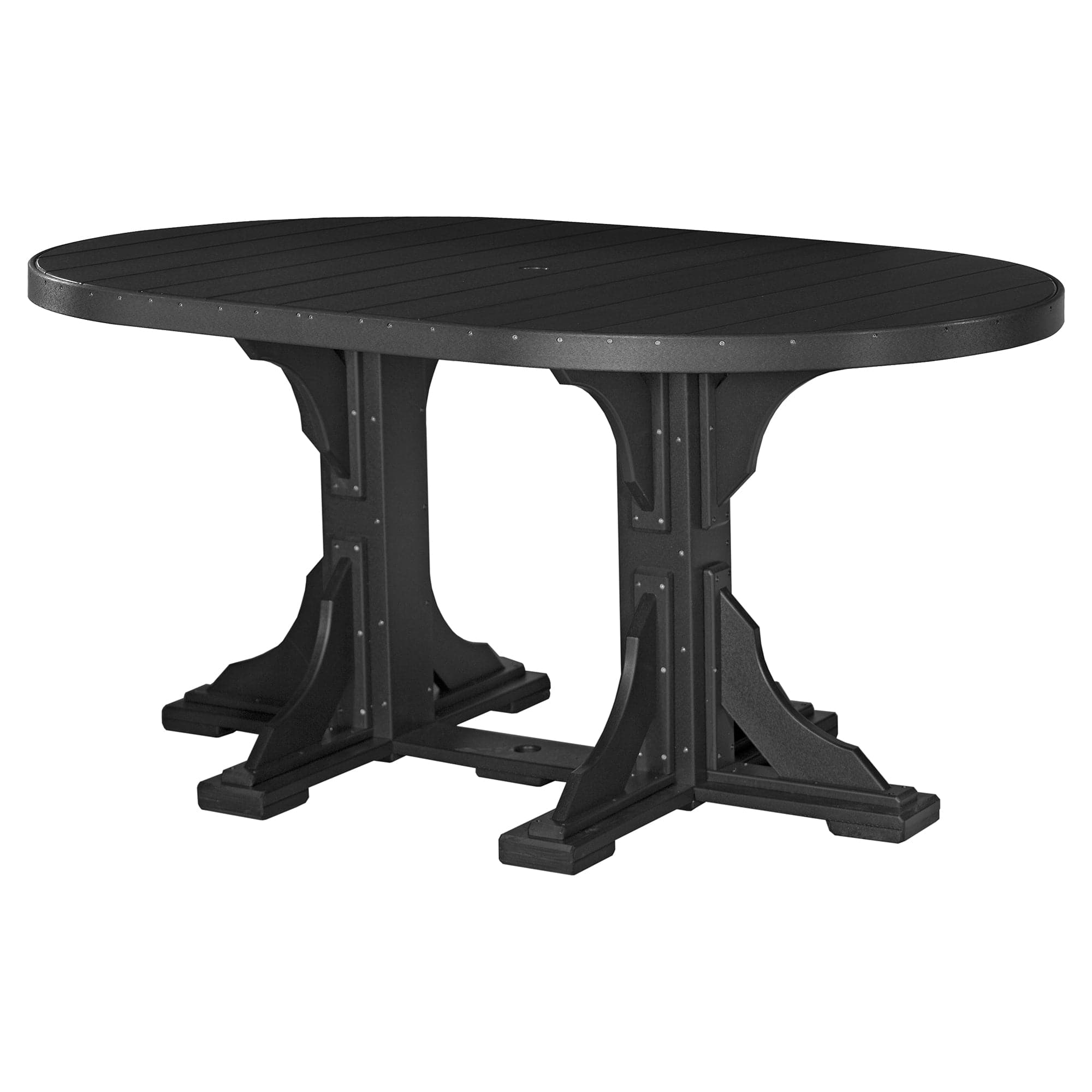 Luxcraft Poly Lumber Oval Counter-Height Dining Table