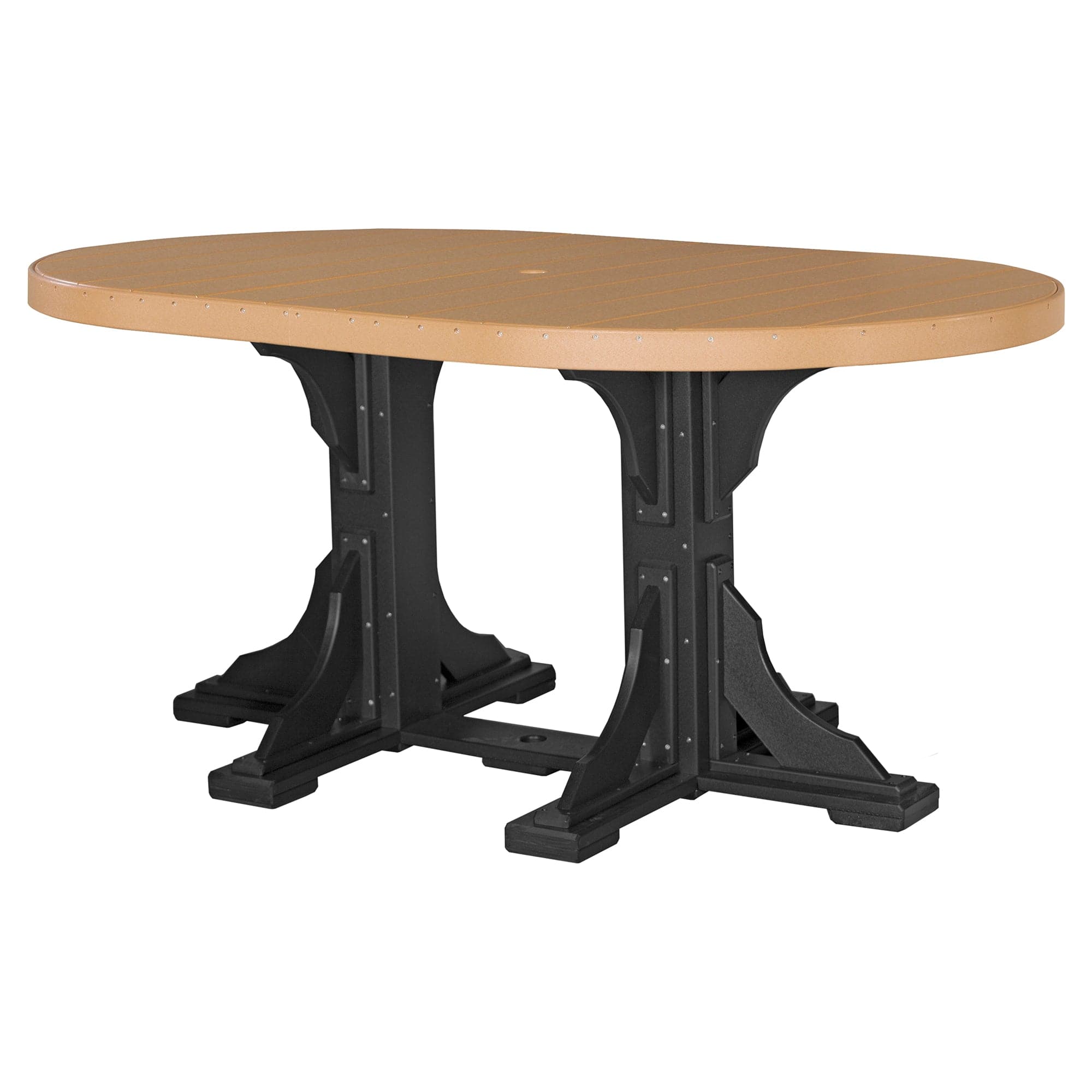 Luxcraft Poly Lumber Oval Counter-Height Dining Table