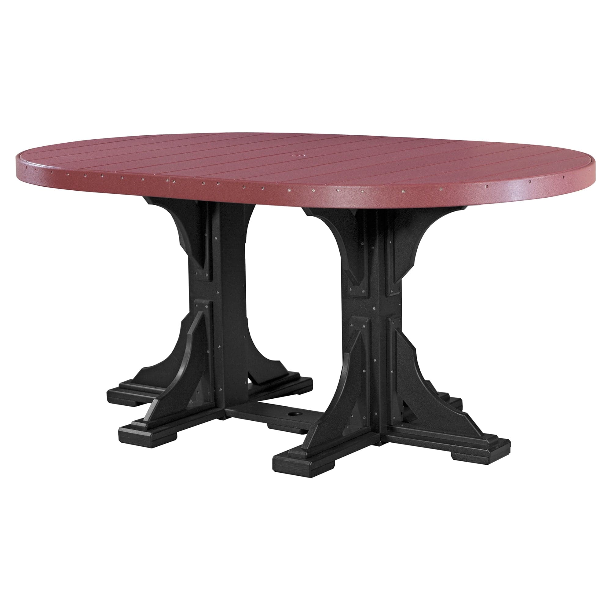 Luxcraft Poly Lumber Oval Counter-Height Dining Table