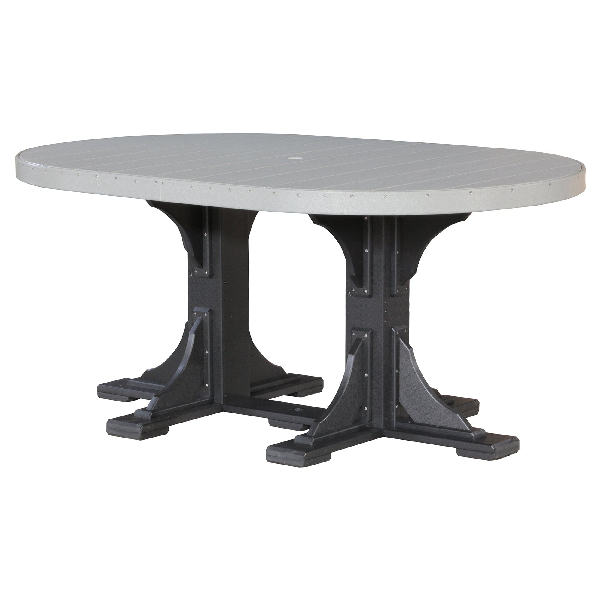 Luxcraft Poly Lumber Oval Counter-Height Dining Table